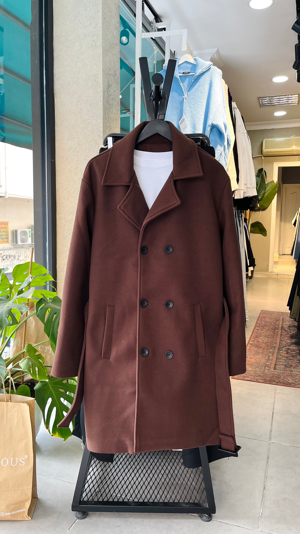 Kahverengi Kaşe Kaban 2037