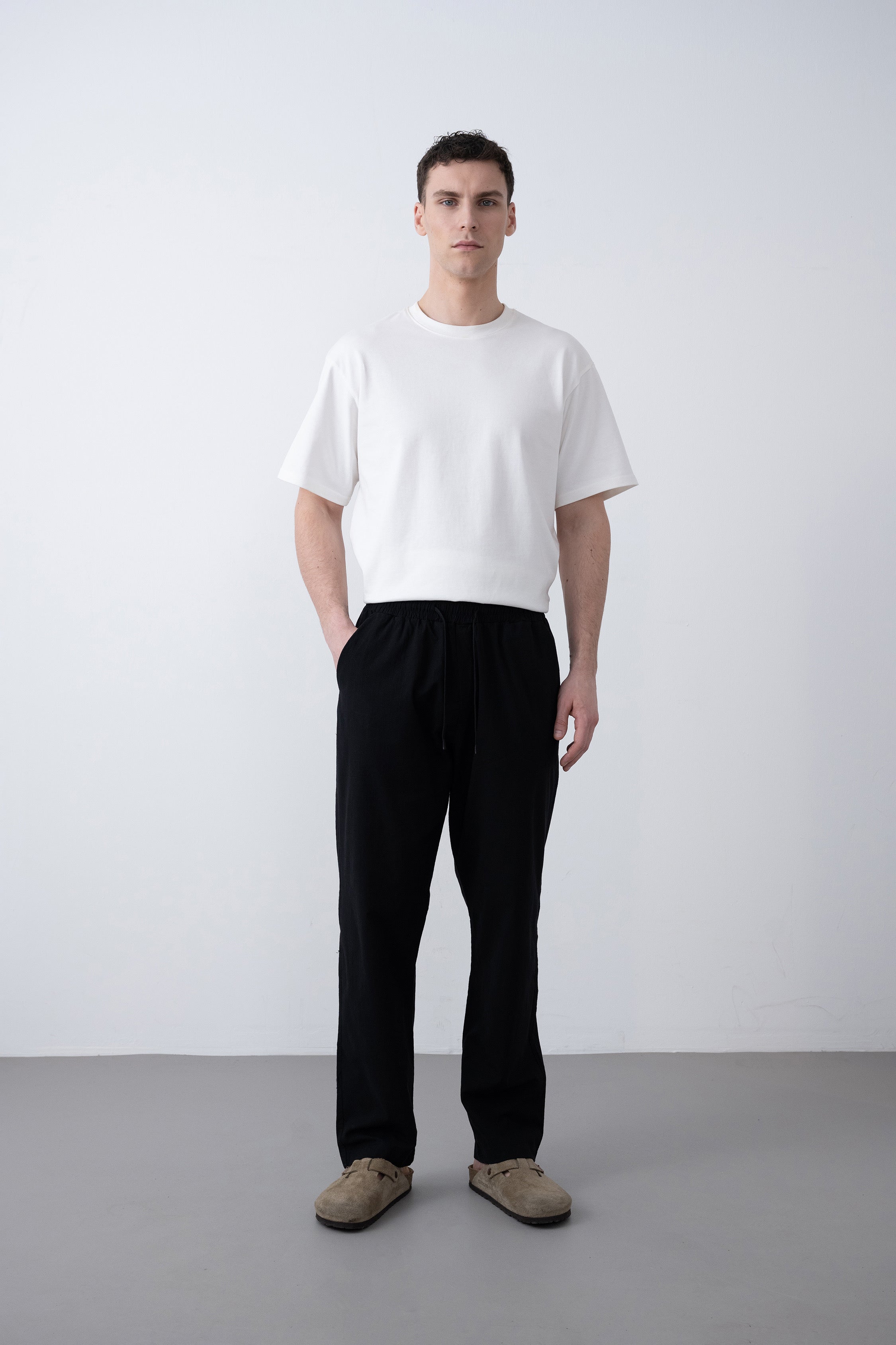 Baggy Siyah Pantolon 6199