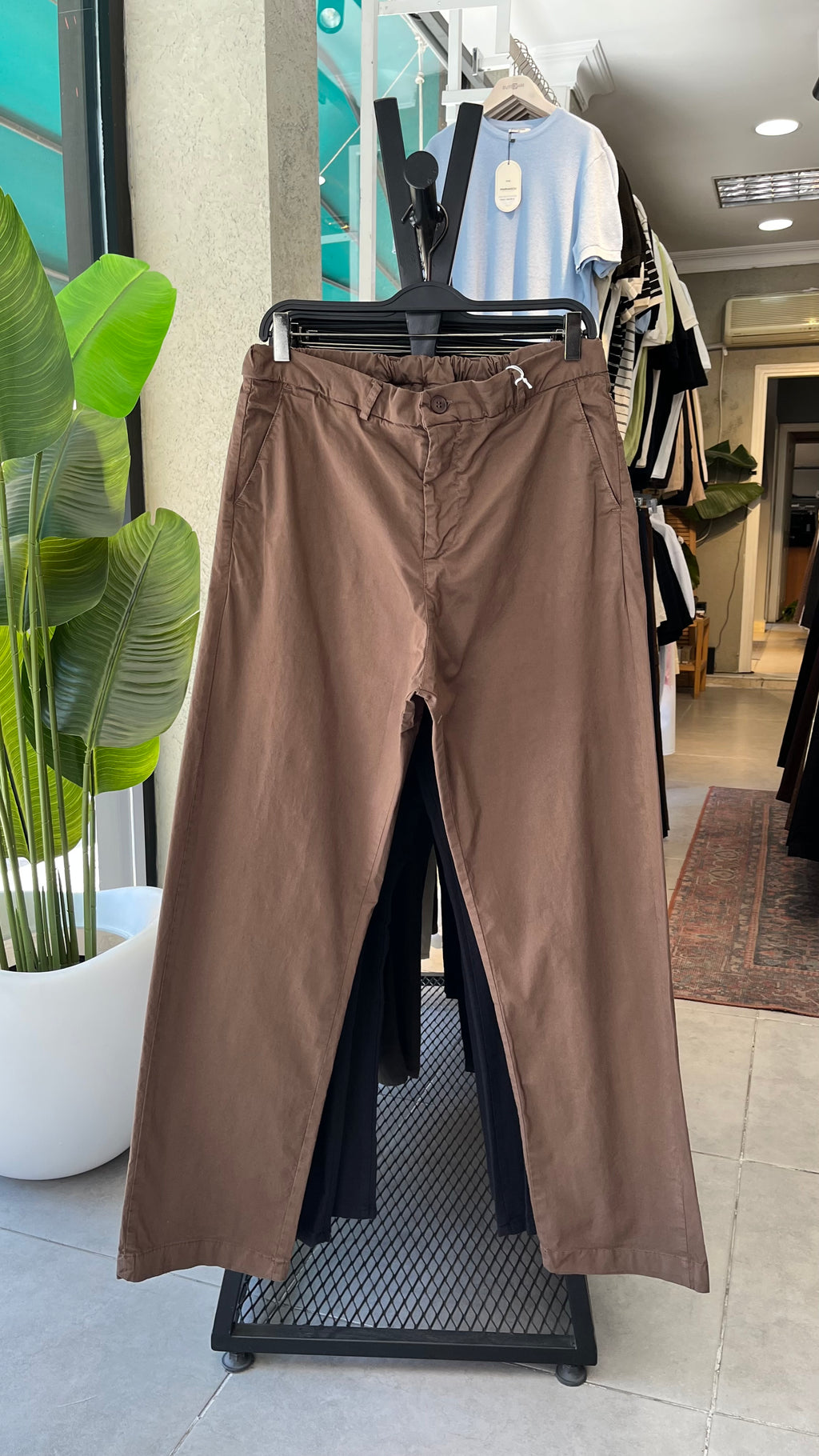 Baggy Kahverengi Pantolon 6195