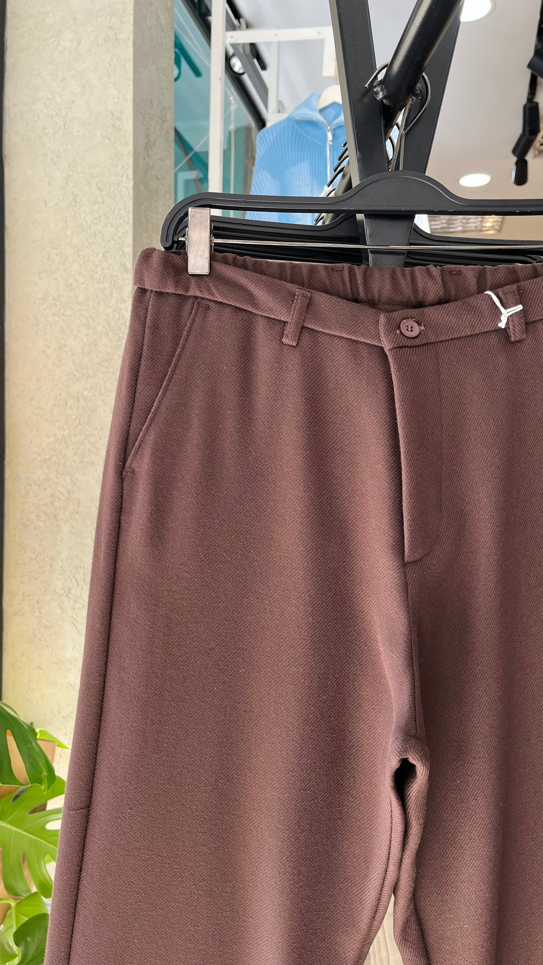 Baggy Kahverengi Kalın Pantolon 6156