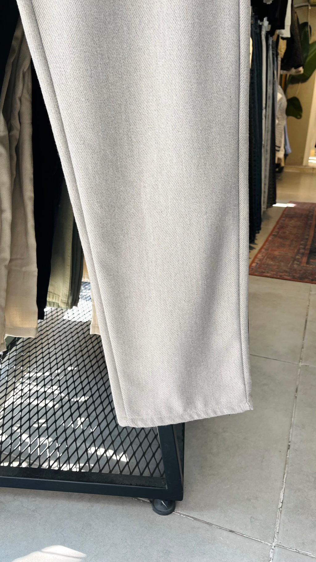 Baggy Taş Rengi Kalın Pantolon 6158