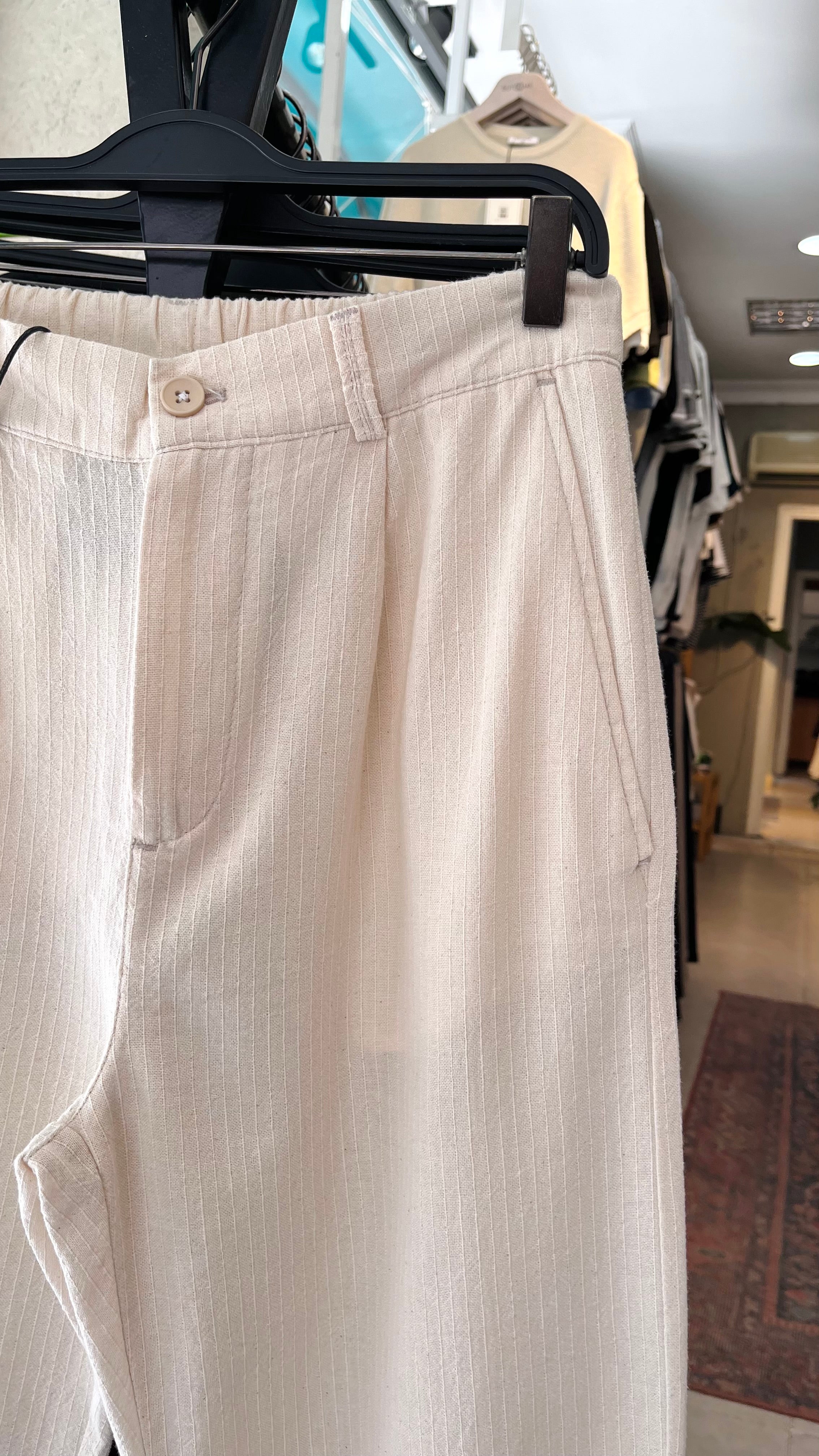 Baggy Bej Pantolon 6226