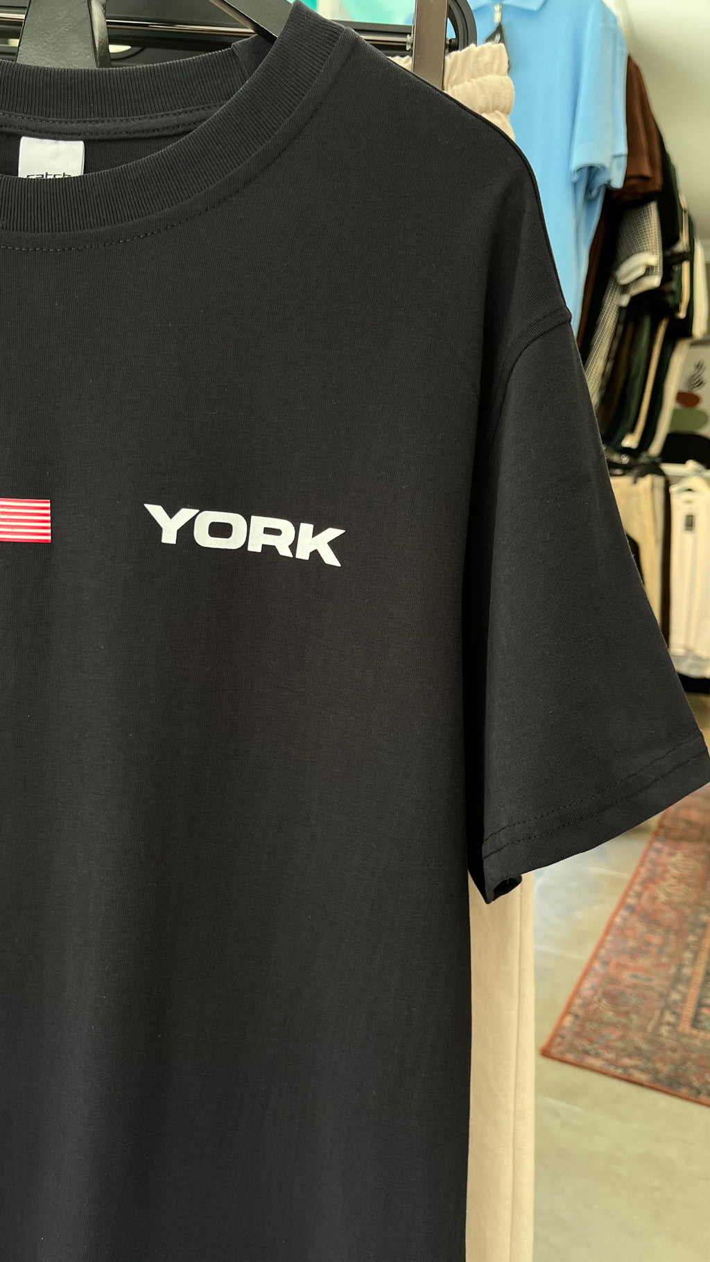 Oversize NewYork Siyah Tshirt – Siyah 9274