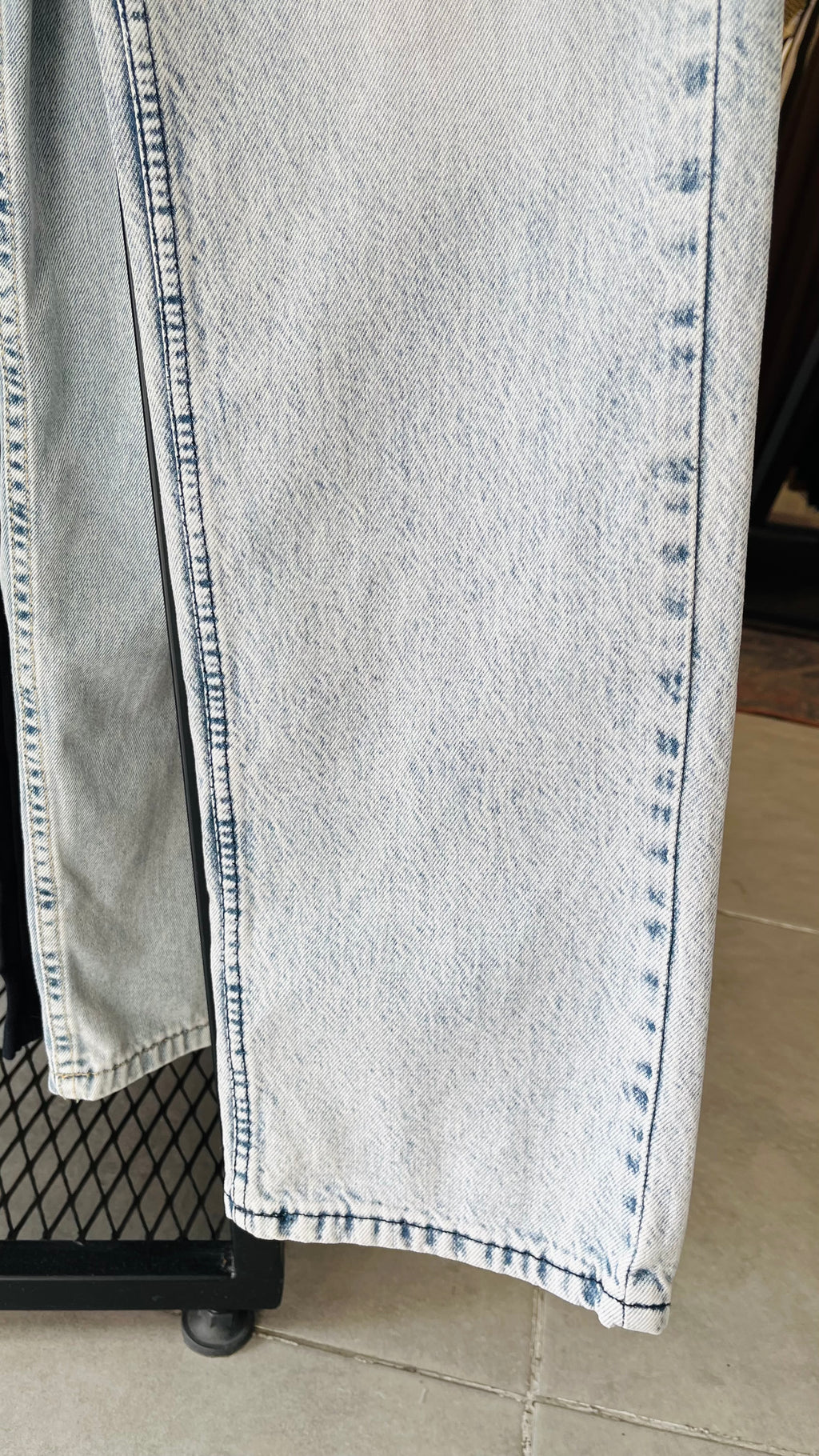 Baggy Açık Mavi Yırtıklı Jean 3340