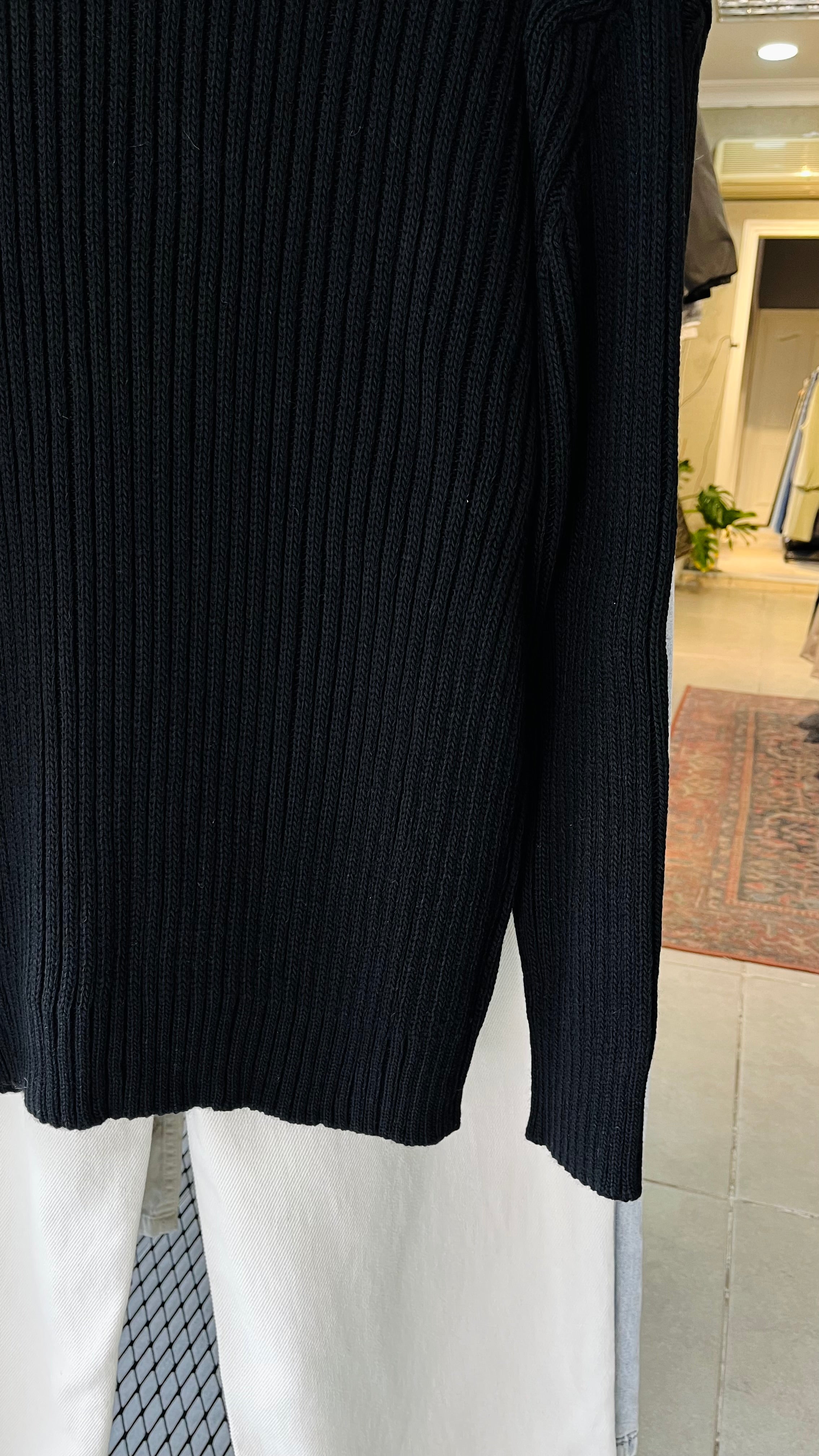 Oversize Siyah Triko Kazak 7052