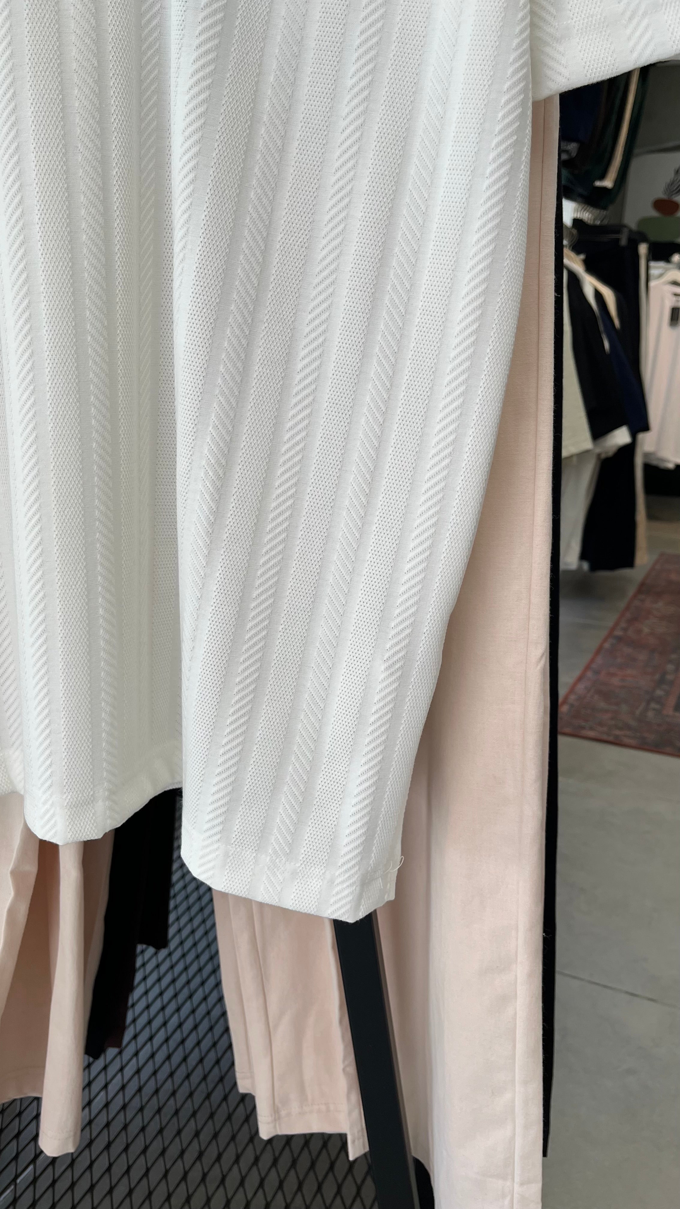 Oversize Beyaz Yakalı Tshirt – Beyaz 9323
