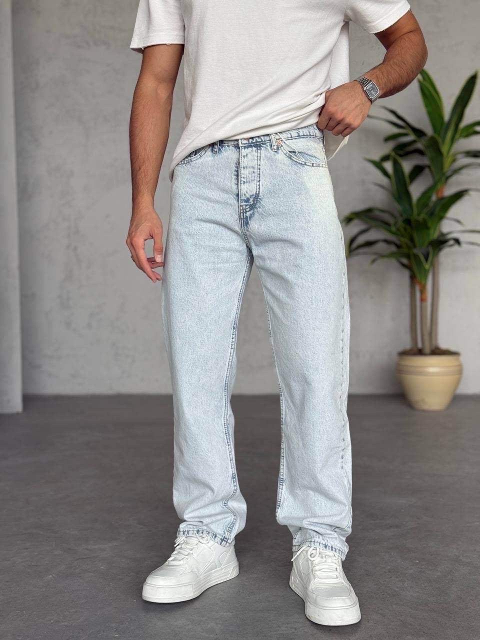 Baggy Açık Mavi Jean 3339