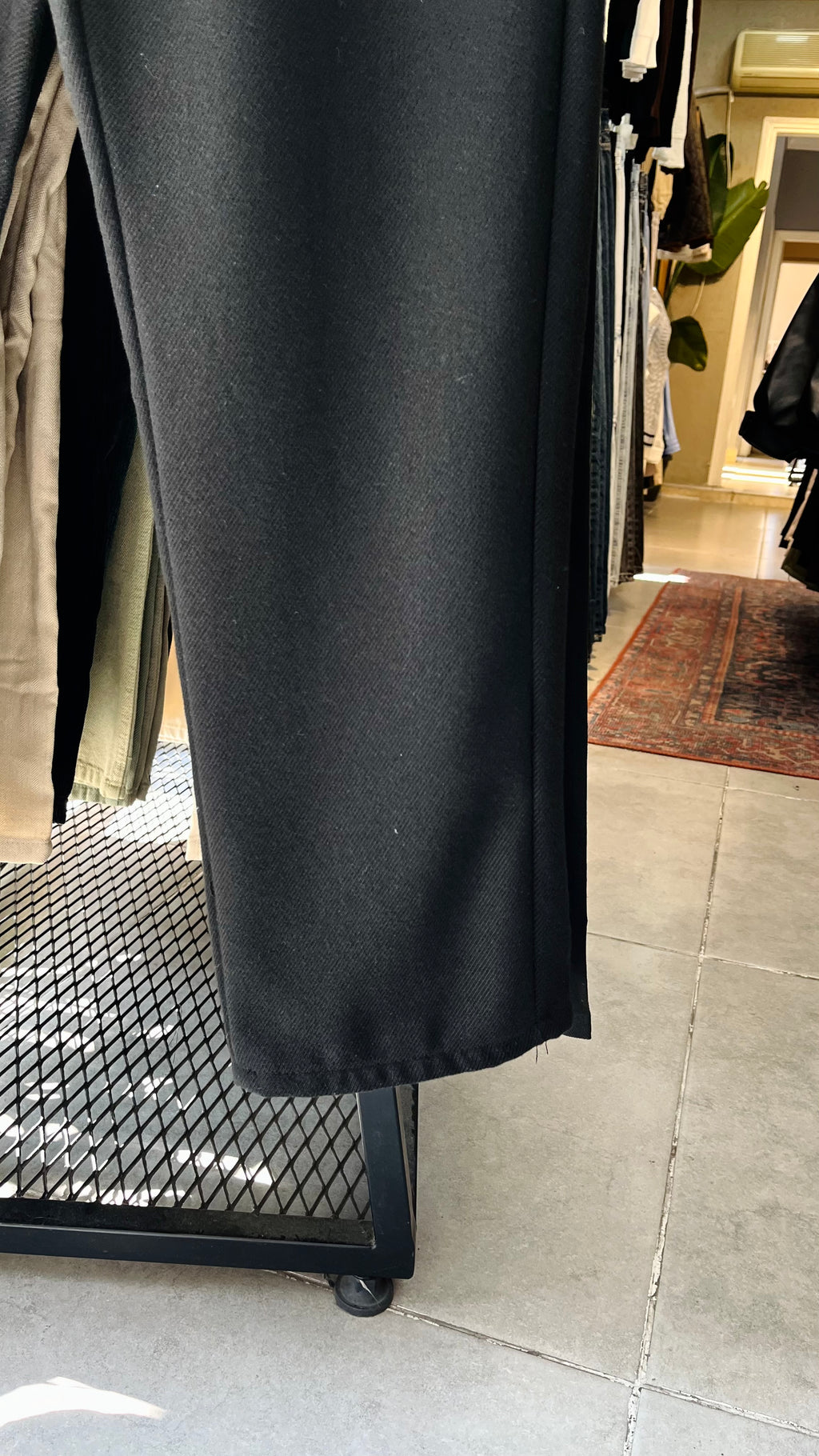 Baggy Siyah Kalın Pantolon 6157