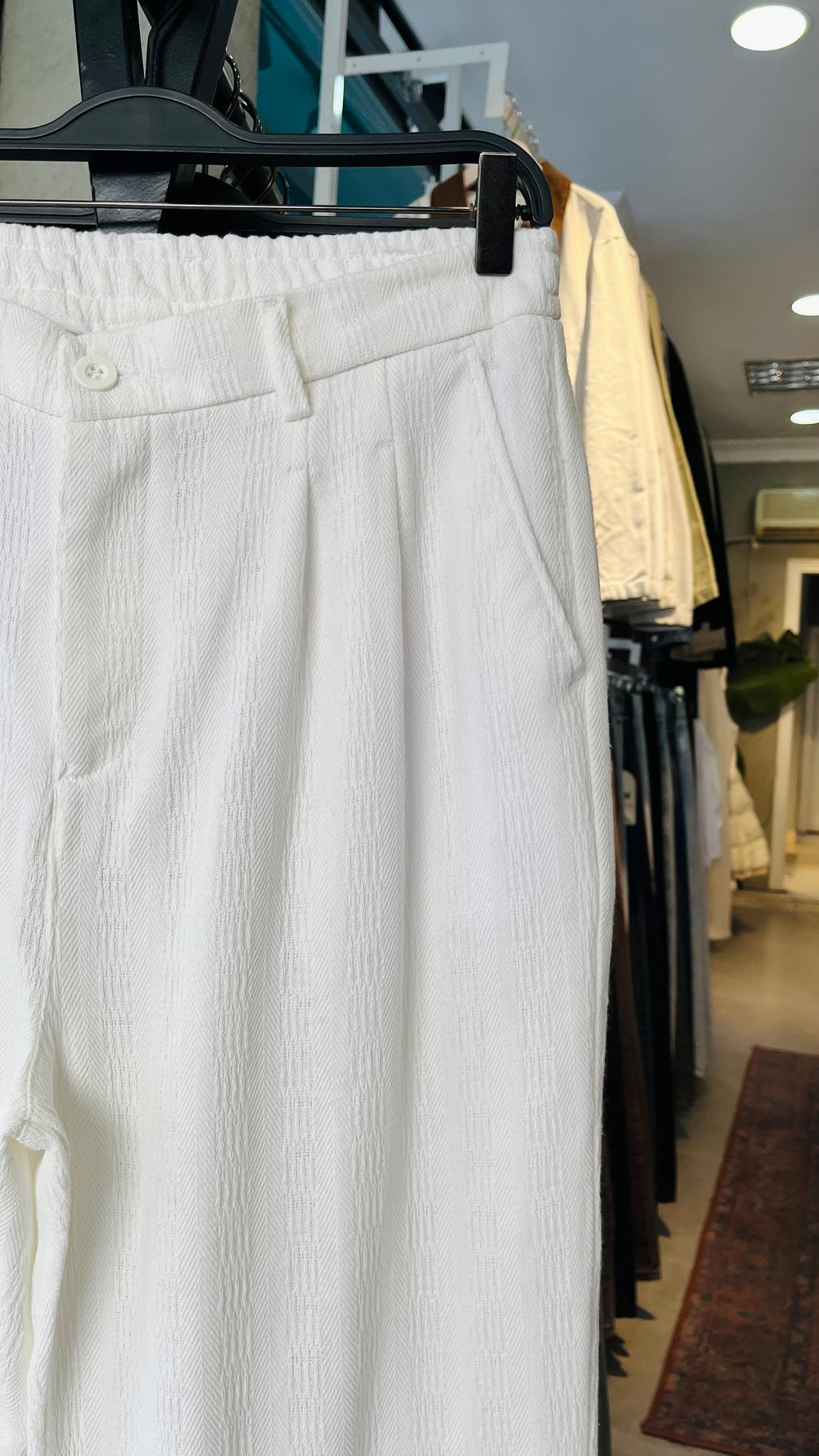 Baggy Beyaz Pantolon 6175