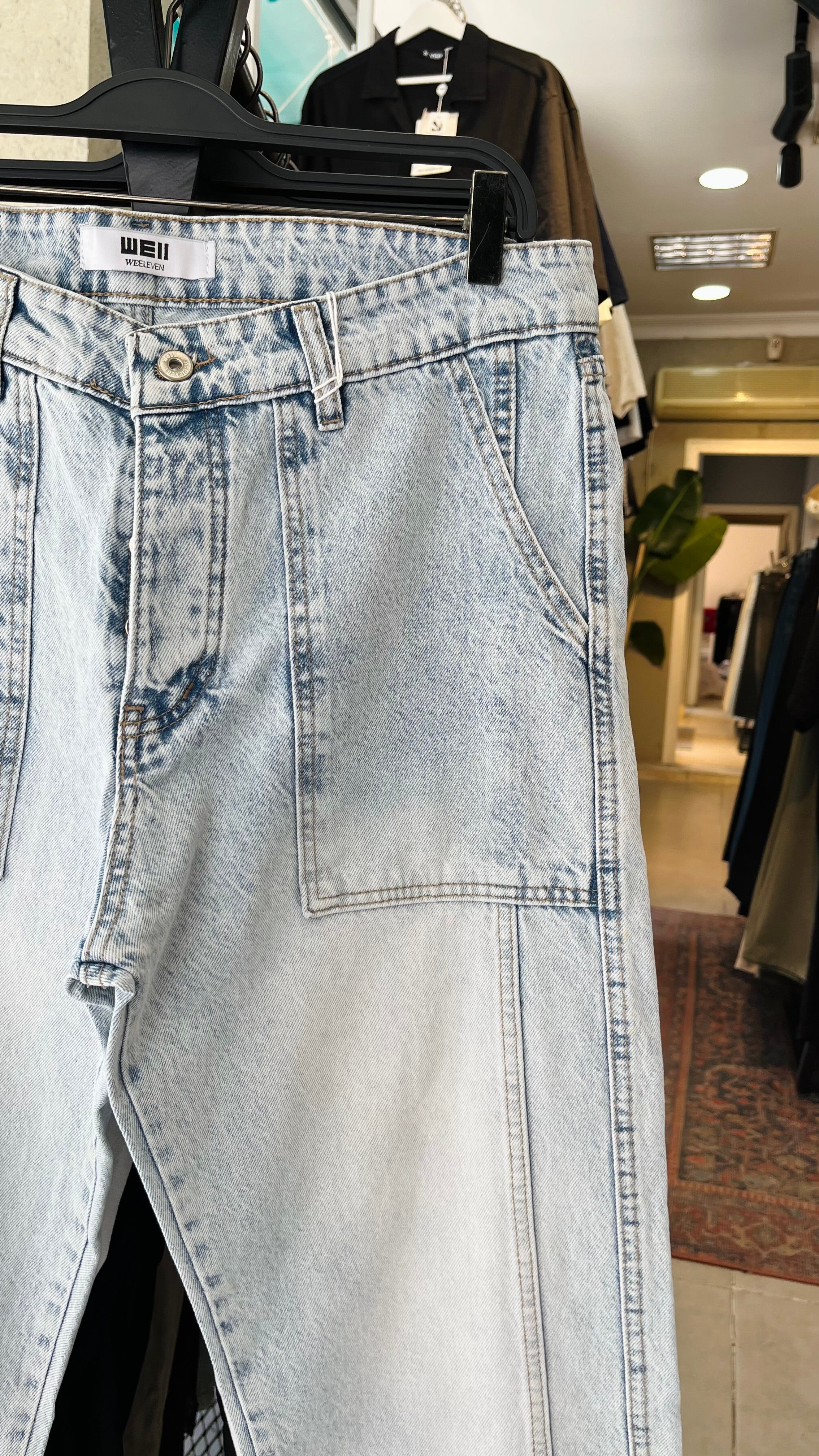 Skater Açık Mavi Yıkamalı Jean 3313