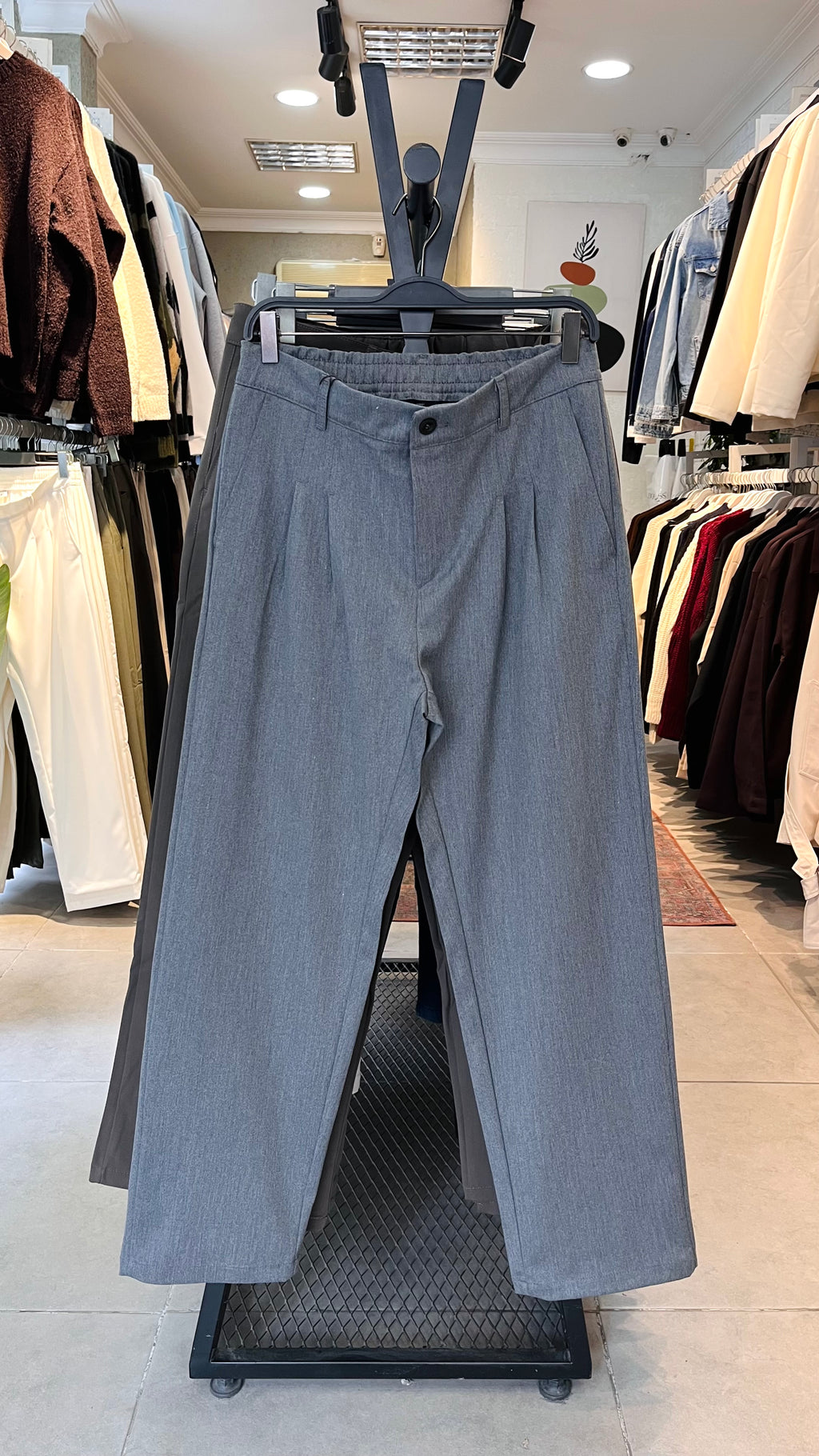 Baggy Antresit Kalın Kumaş Pantolon 6240