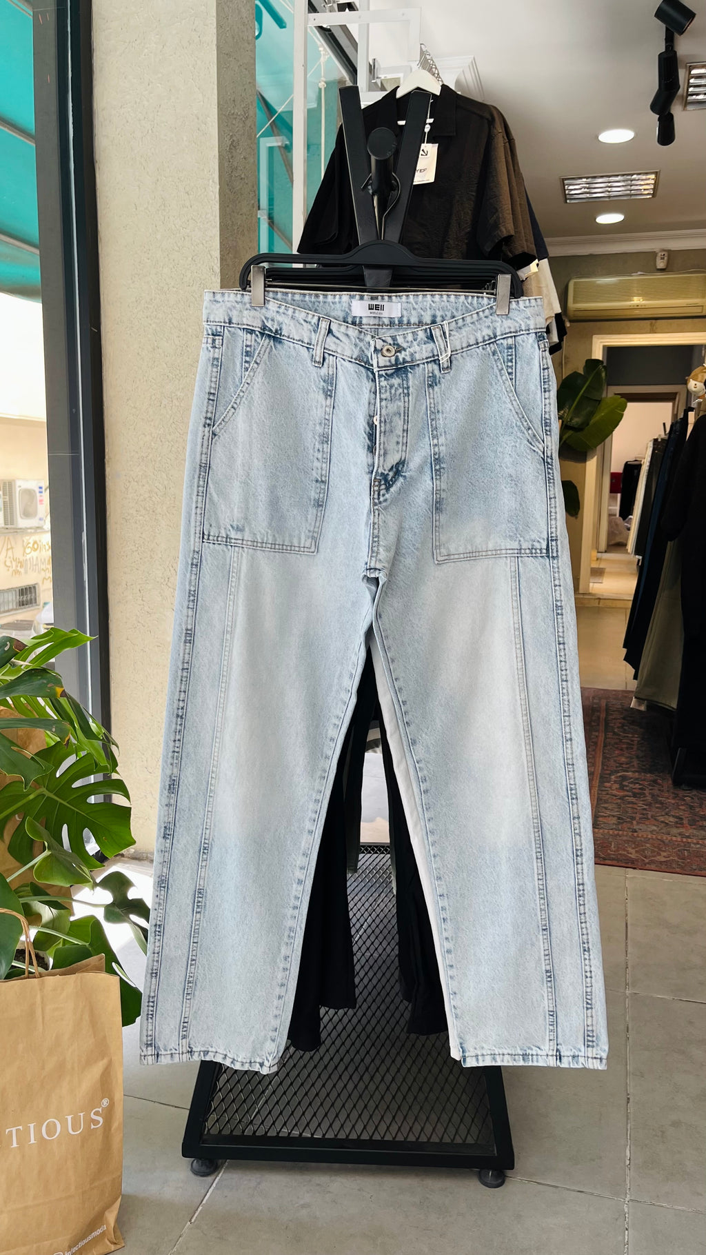 Skater Açık Mavi Yıkamalı Jean 3313