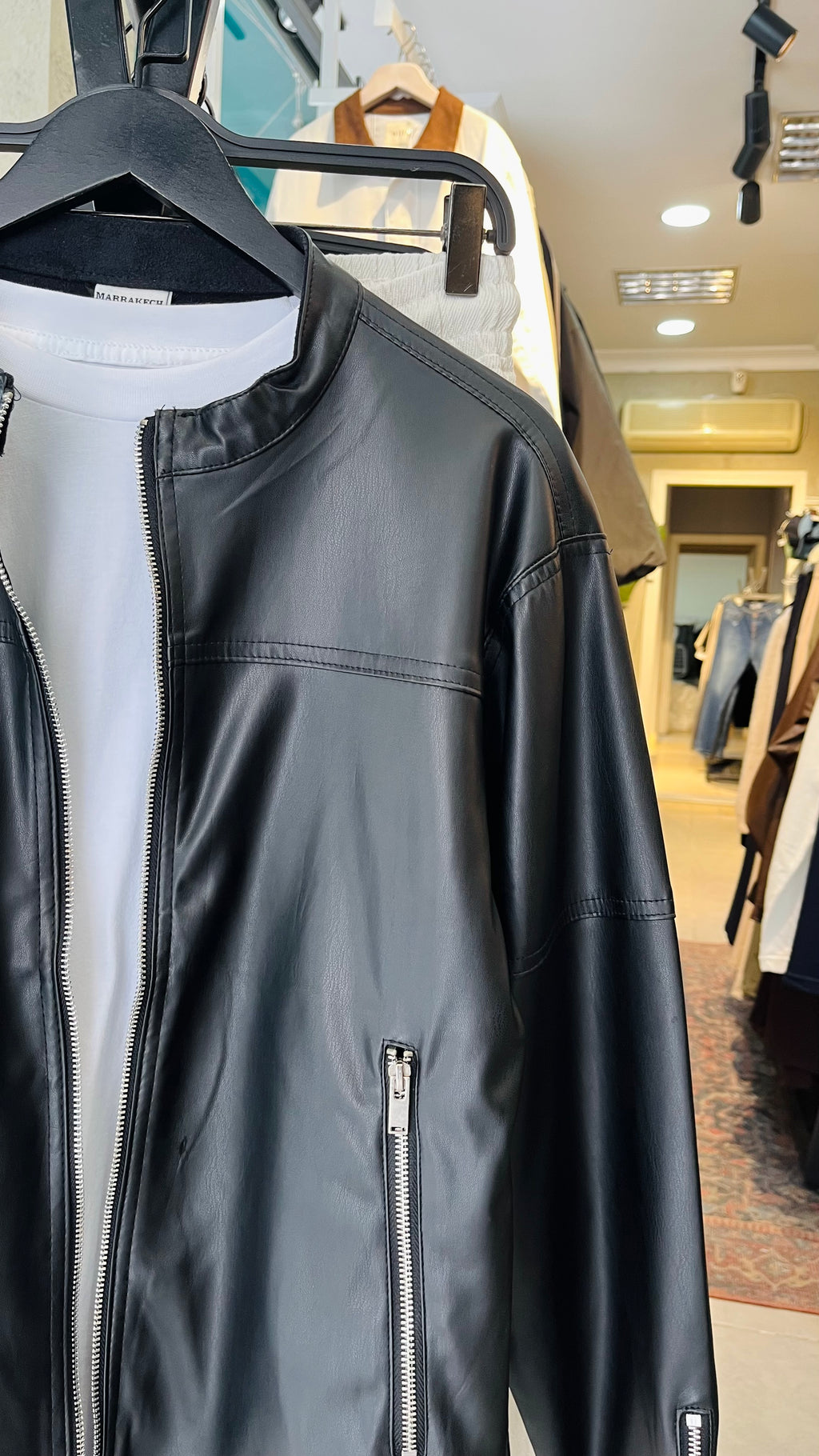 Mevsimlik Deri Ceket (Dar Kalıp) 5014