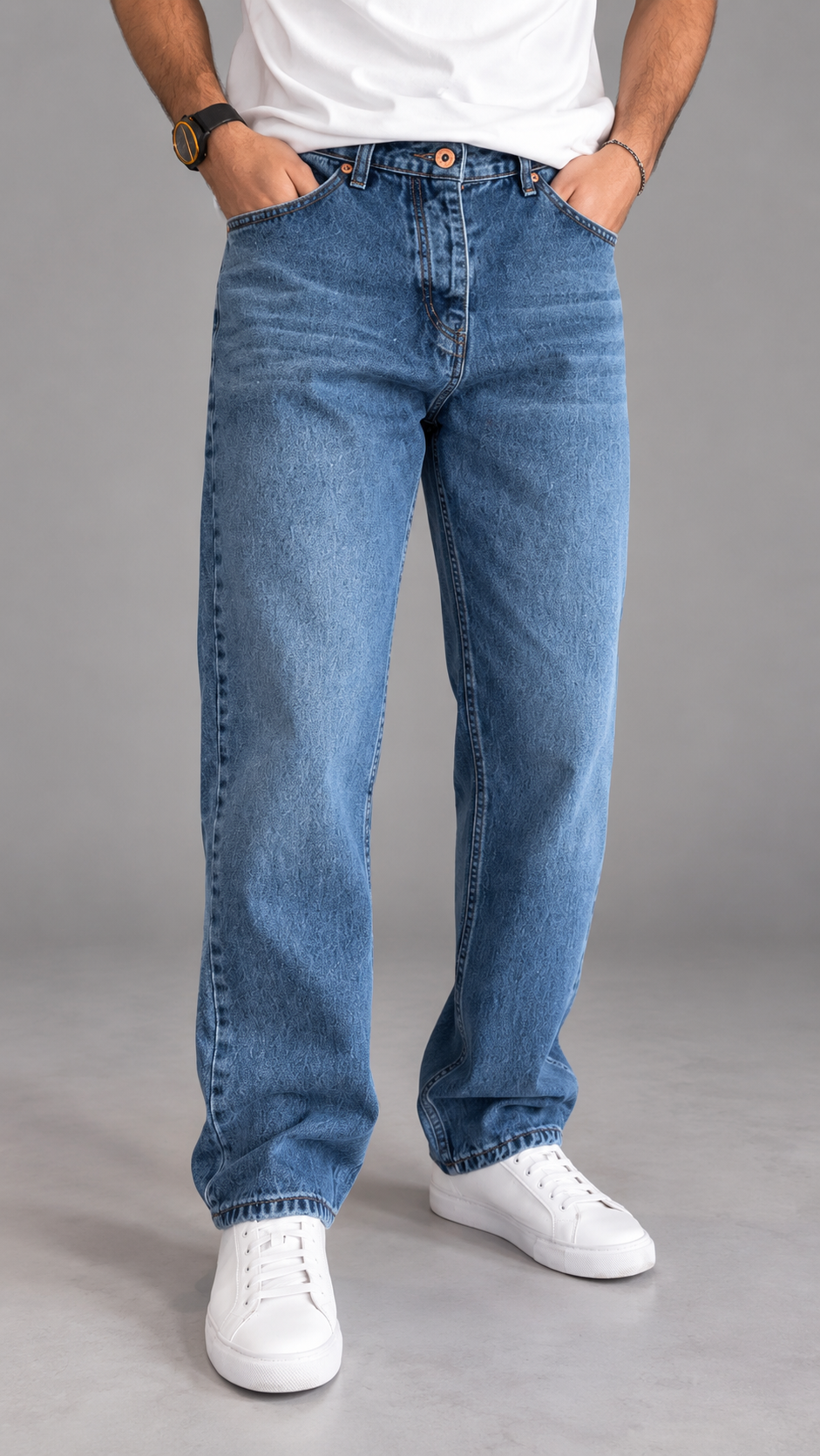 Baggy Mavi Jean 3345