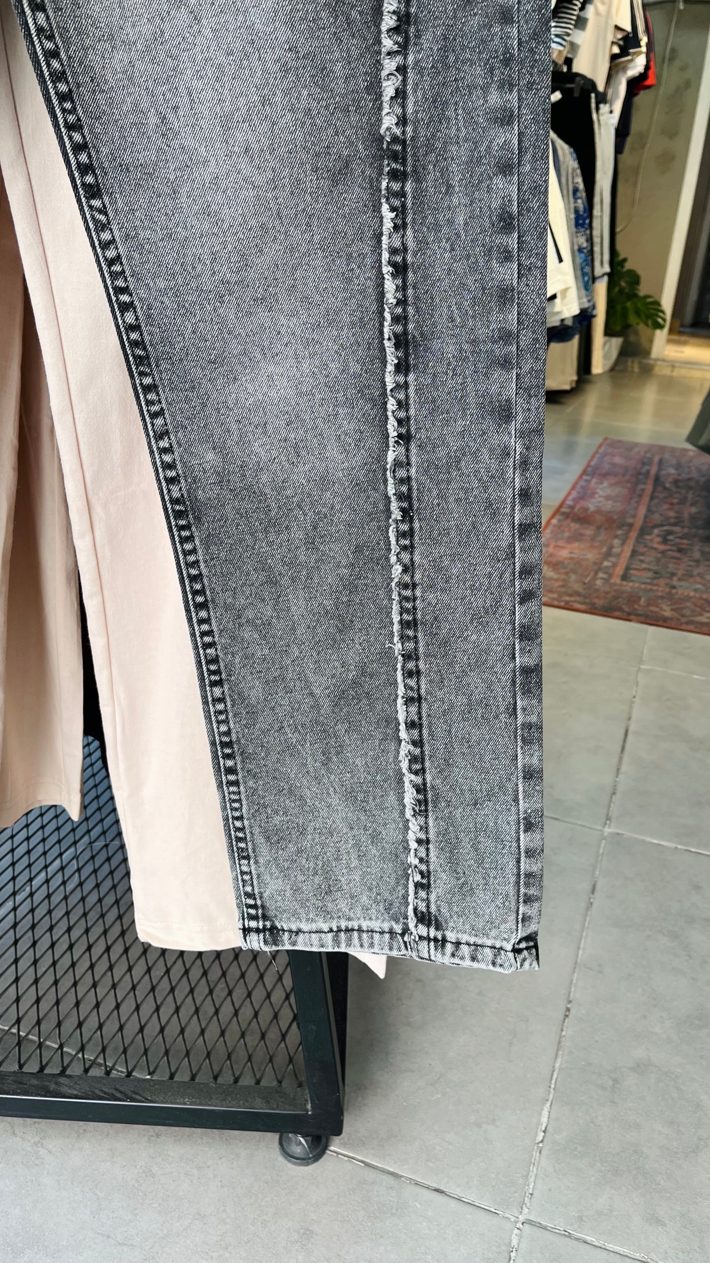 Skater Koyu Gri Jean 3306