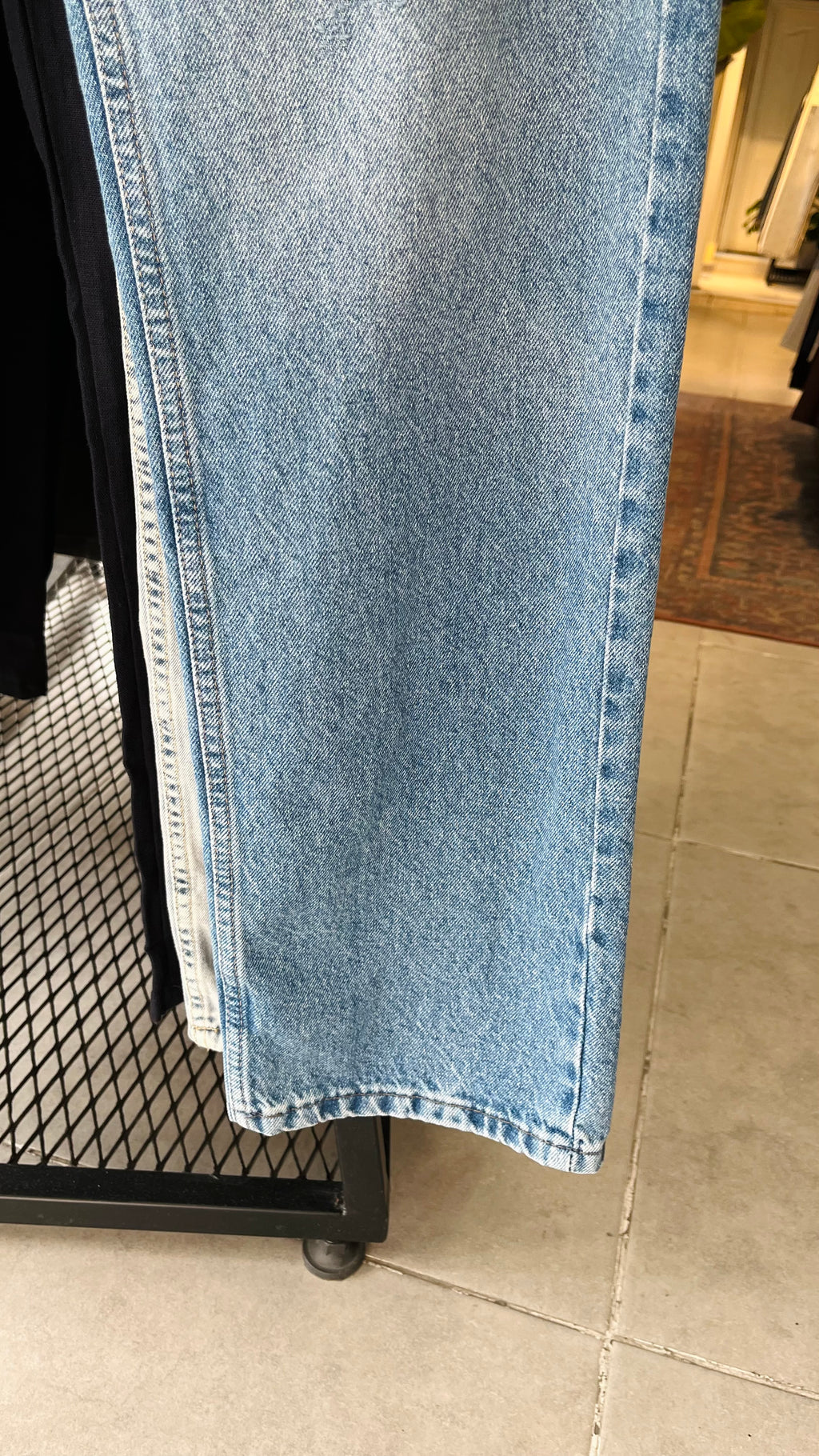Baggy Mavi Yırtıklı Jean 3338