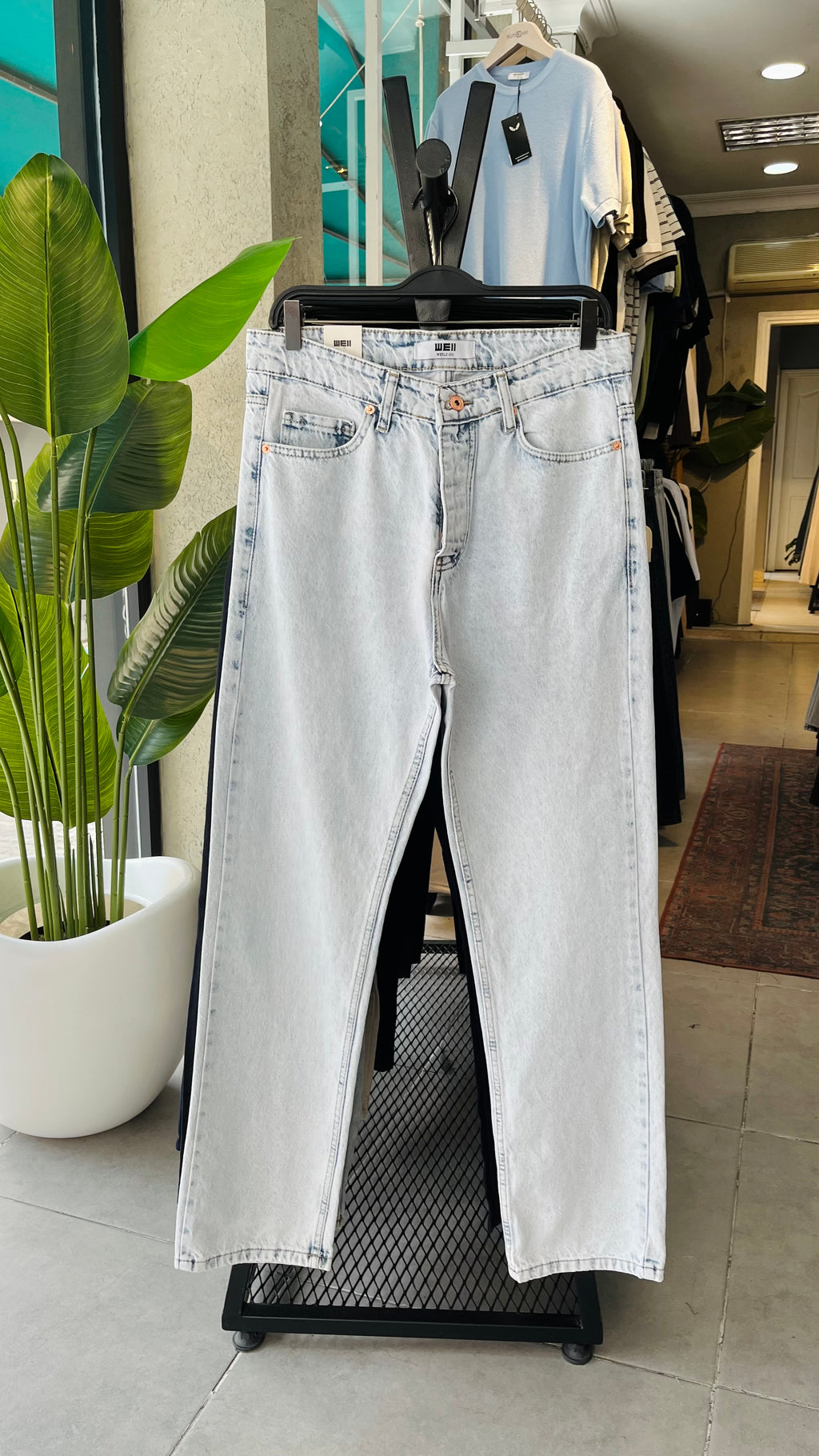 Baggy Açık Mavi Jean 3339