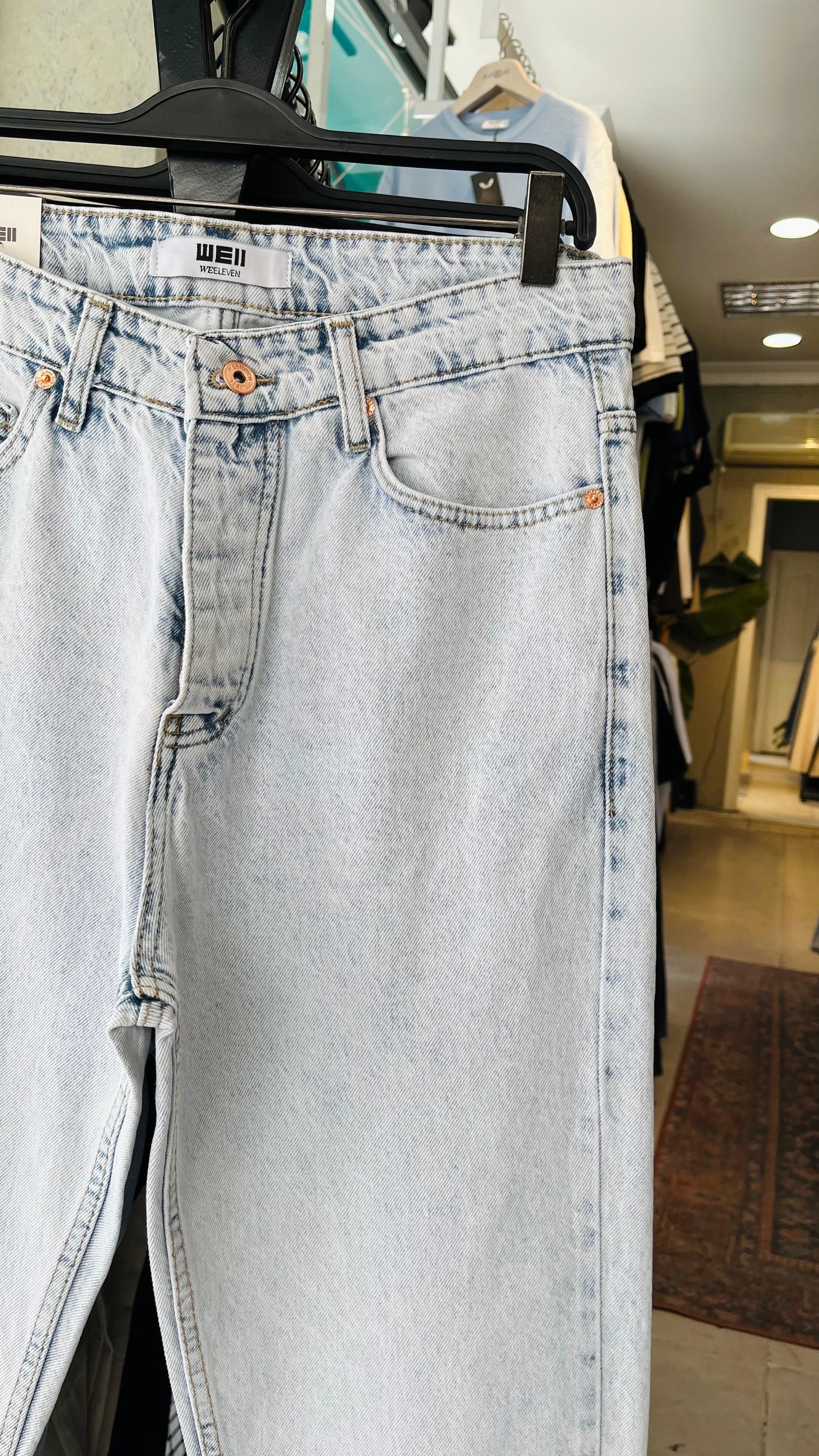 Baggy Açık Mavi Jean 3339