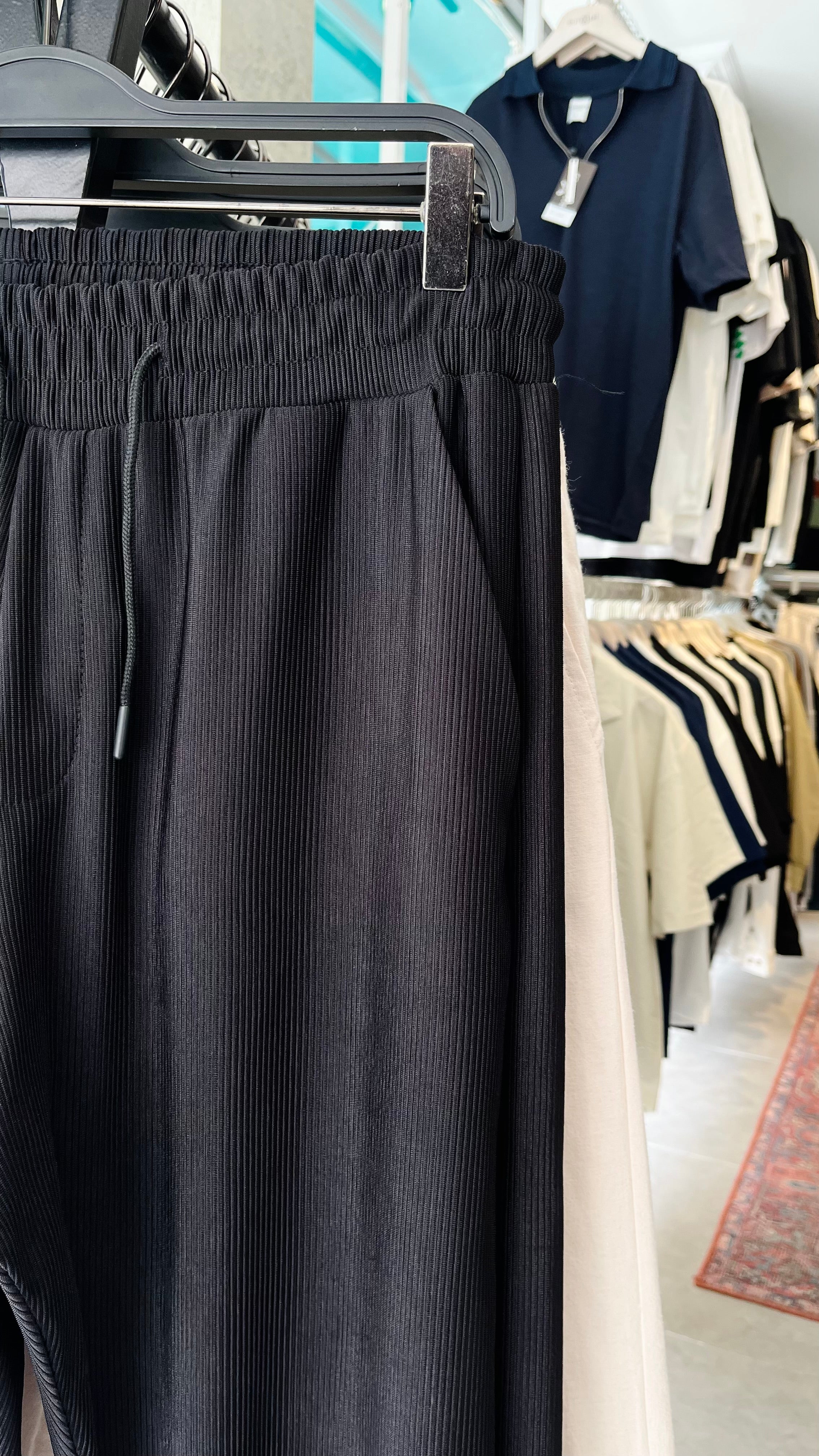 Baggy Fitilli Pantolon - Siyah 6141