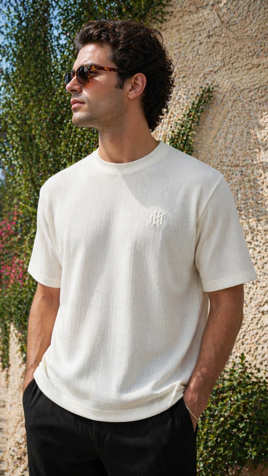Oversize Beyaz Tshirt 9403