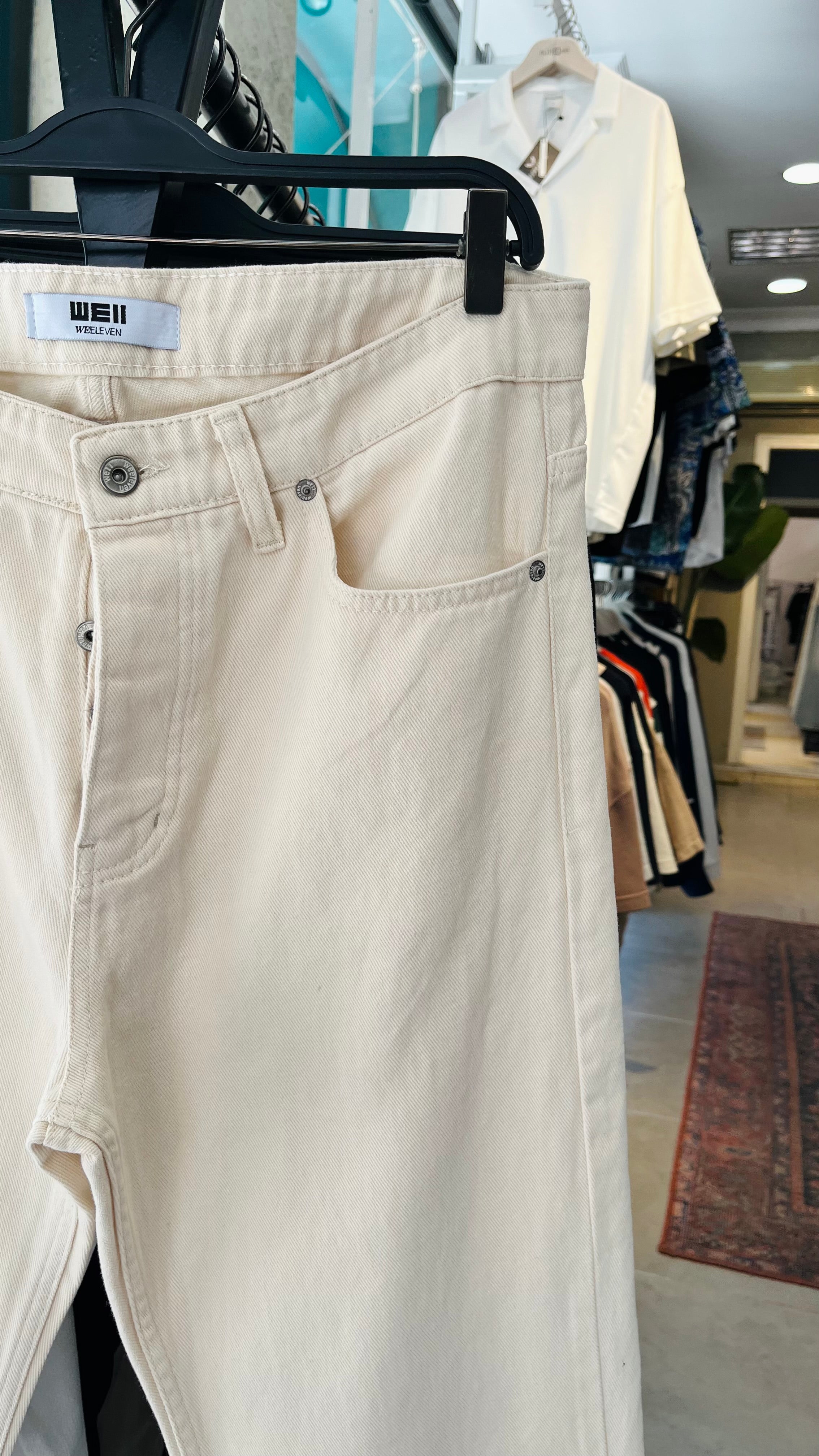 Baggy Bej Jean 3261