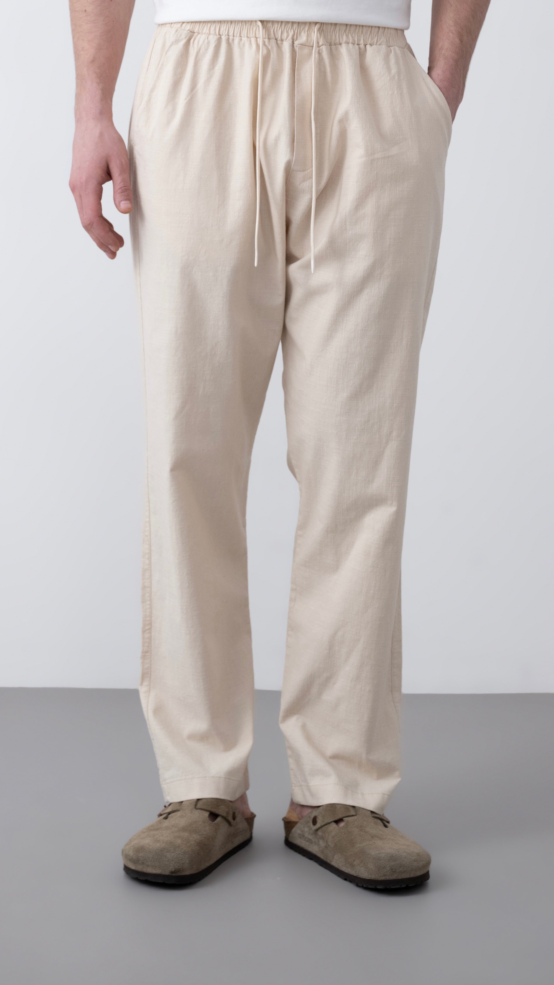 Baggy Bej Pantolon 6200