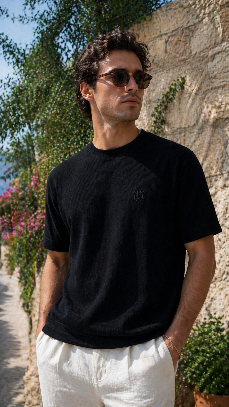 Oversize Siyah Tshirt 9401
