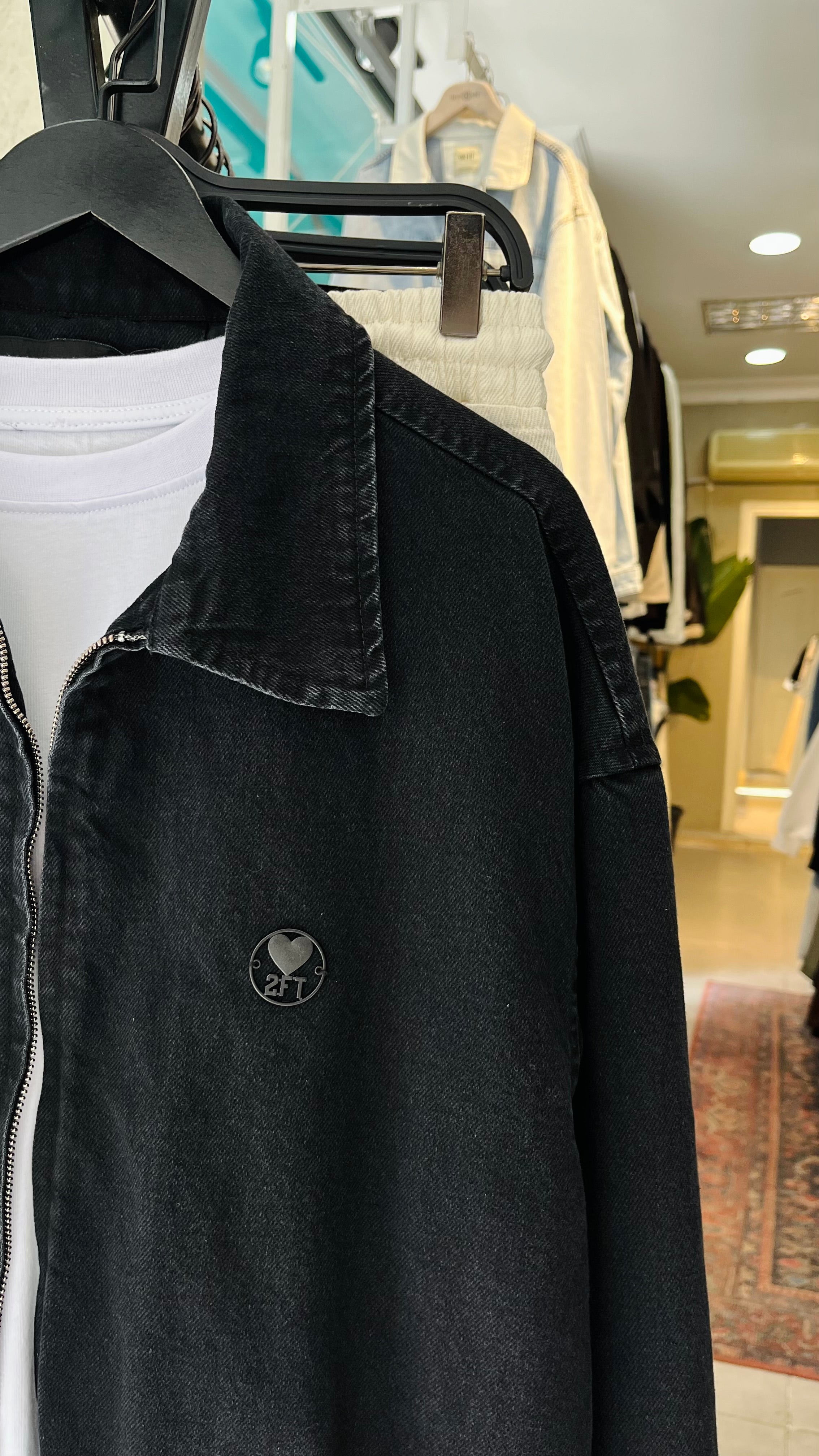 Oversize Beli Lastikli Siyah Kot Ceket 2026