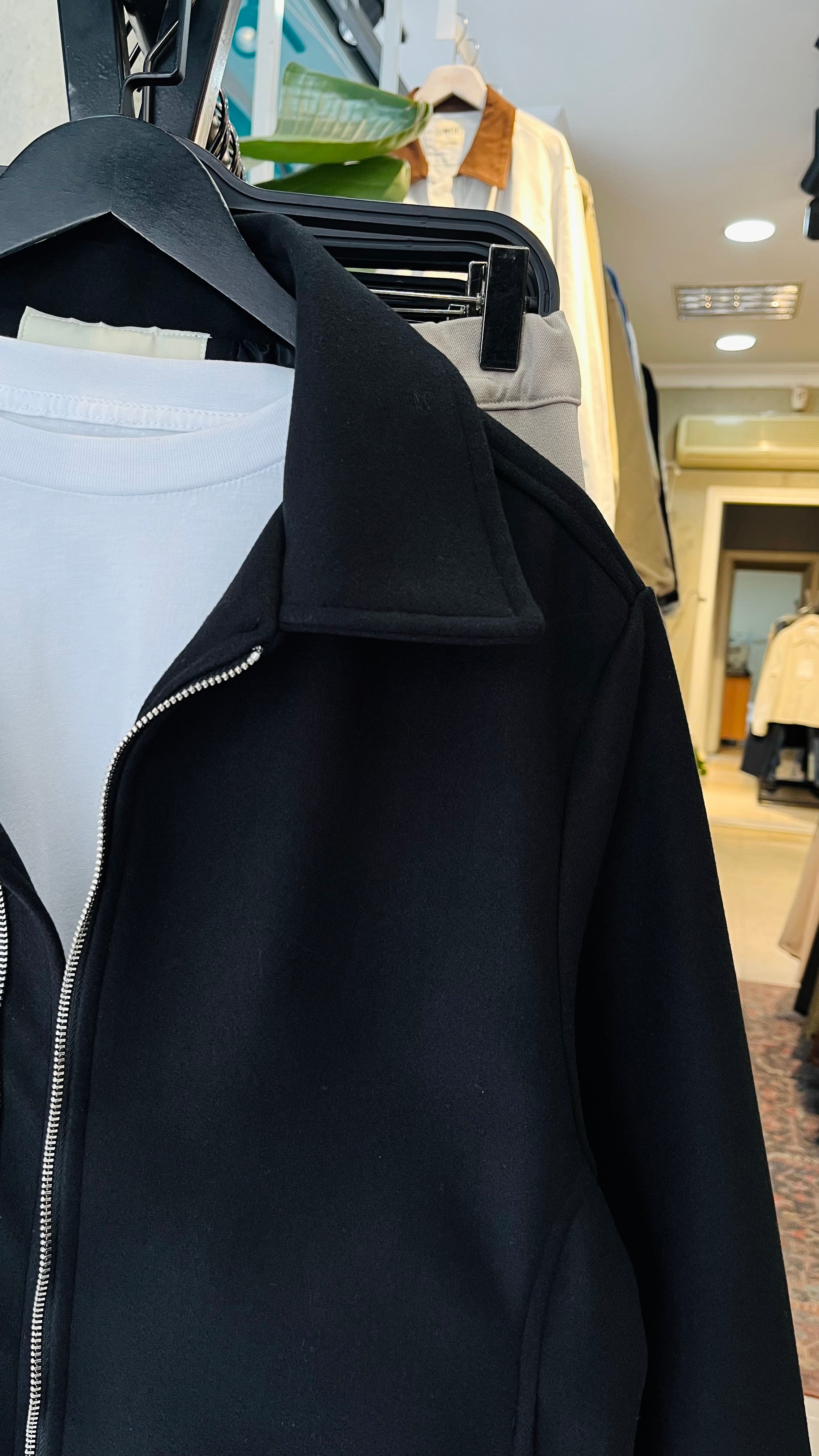 Premium Kumaş Siyah Kaşe Ceket 2053