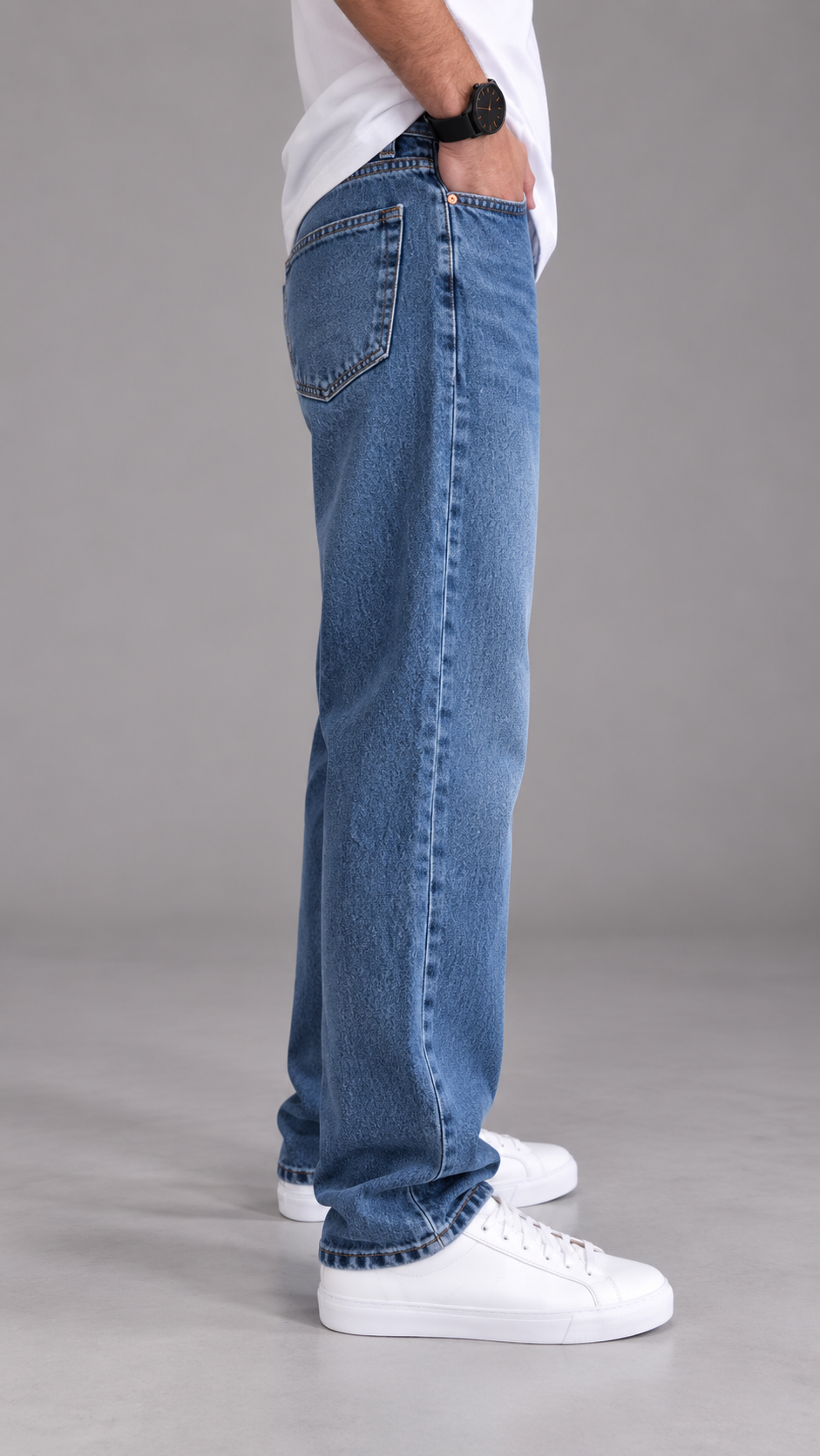 Baggy Mavi Jean 3345