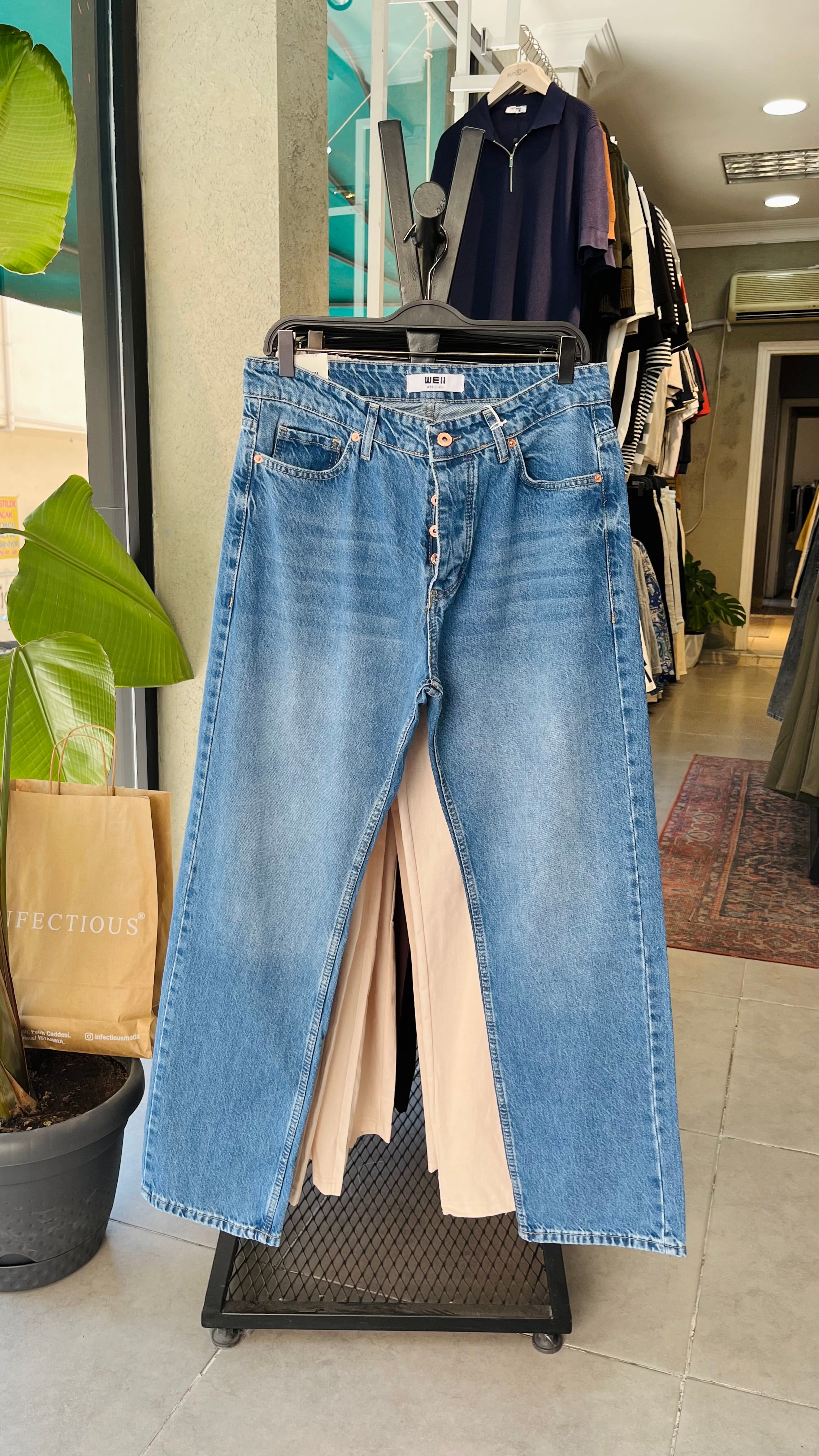 Baggy Mavi Jean 3301