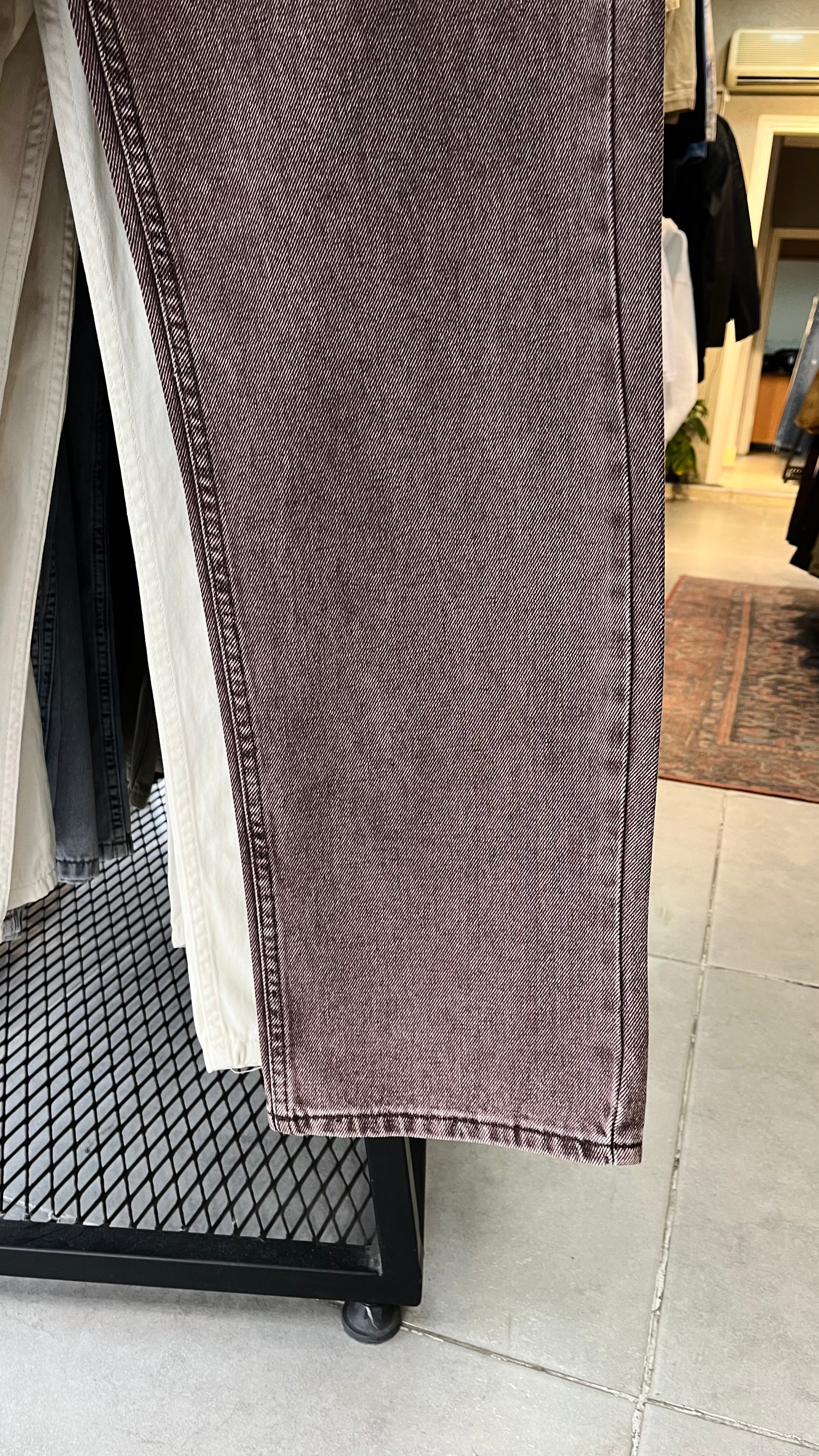 Baggy Yıkamalı Kahve Jean 3335