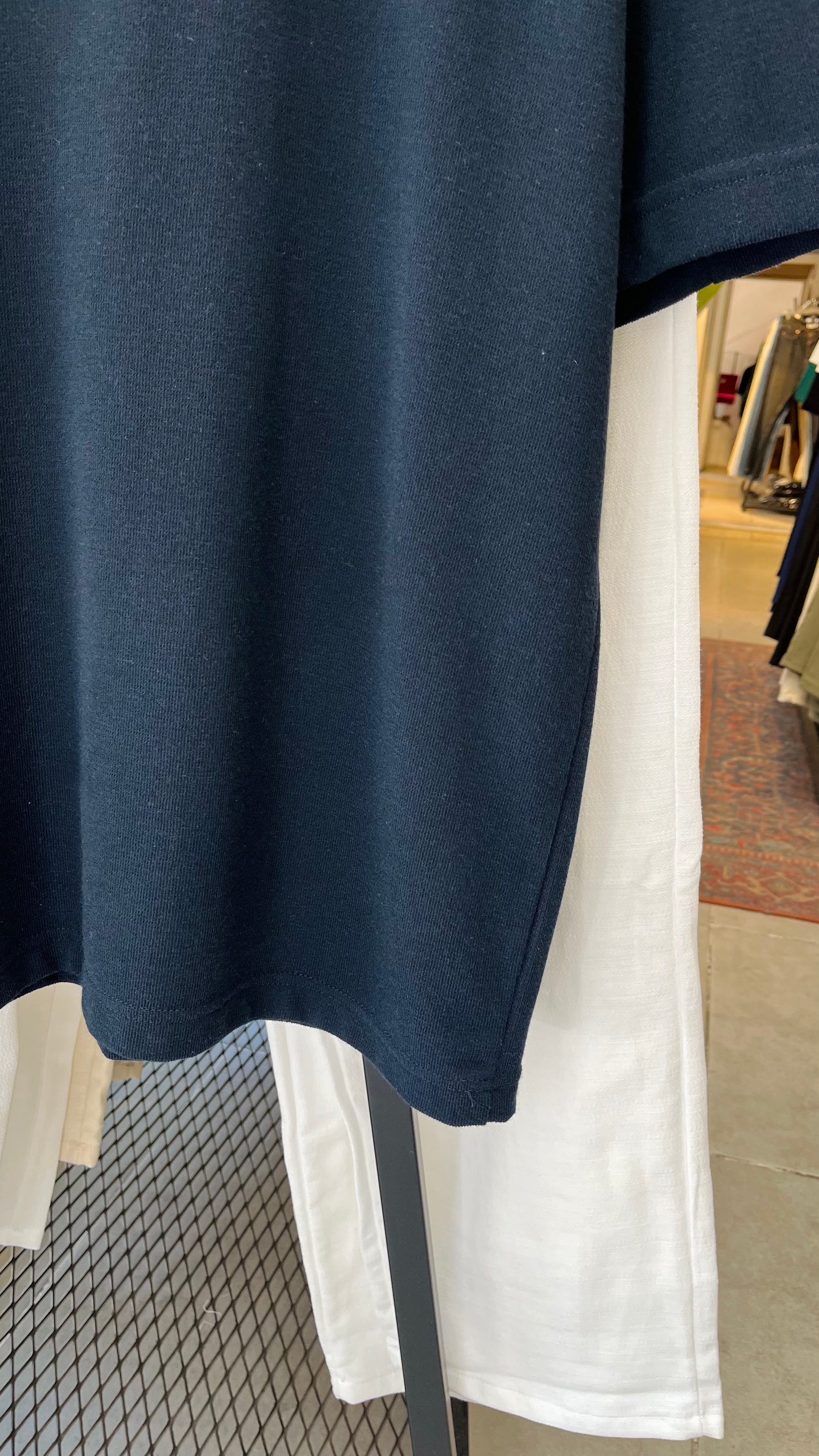 Oversize 90's Lacivert Tshirt – Lacivert 9343