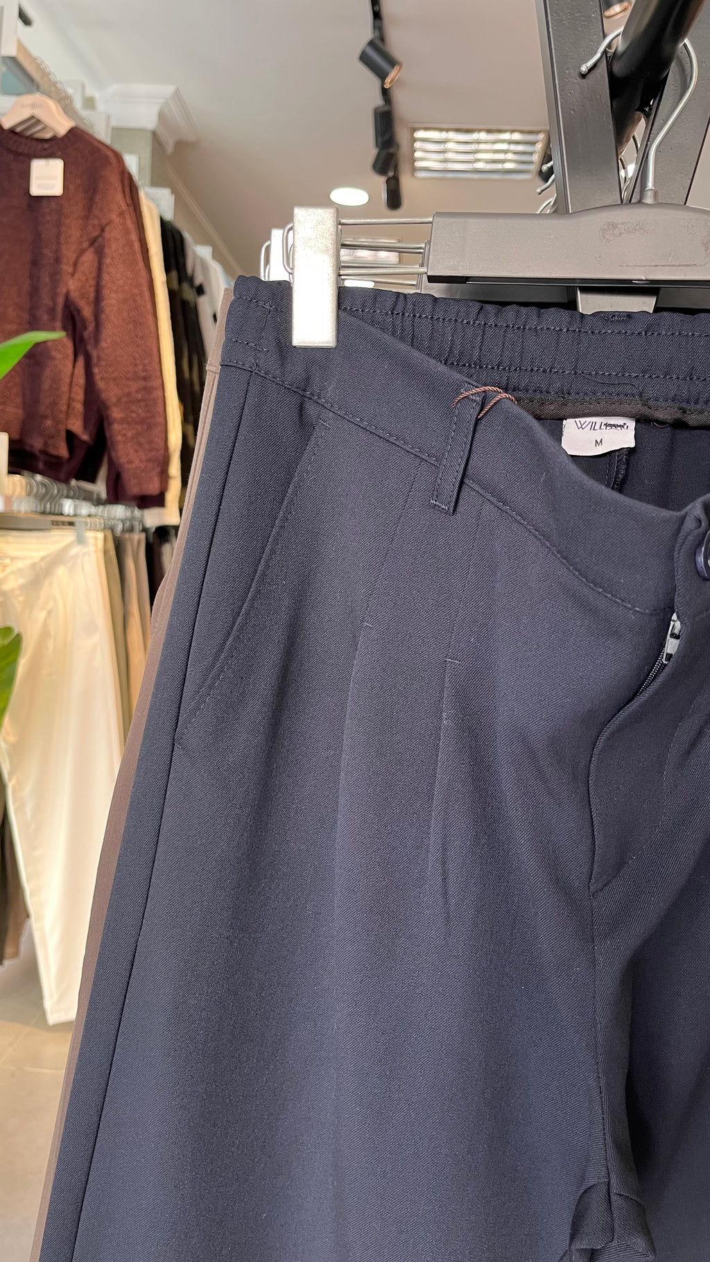 Baggy Lacivert Kalın Kumaş Pantolon 6252