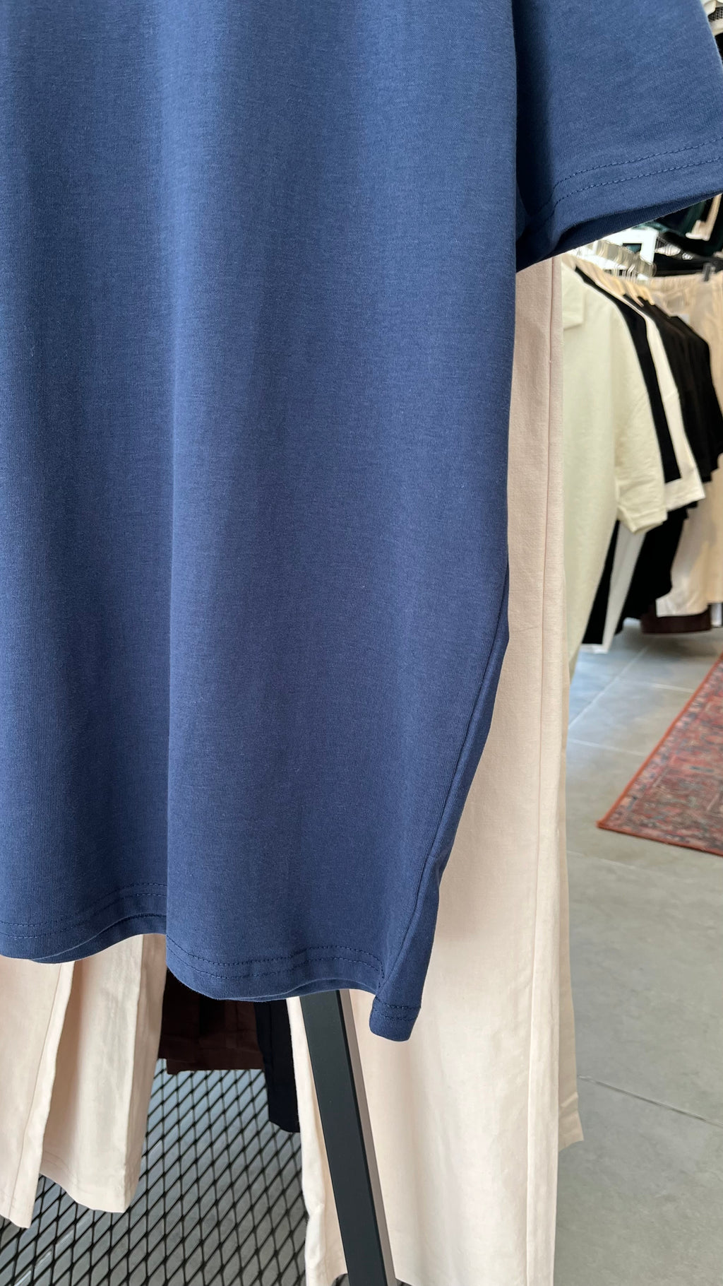 Oversize NewYork Lacivert Tshirt – Lacivert 9275