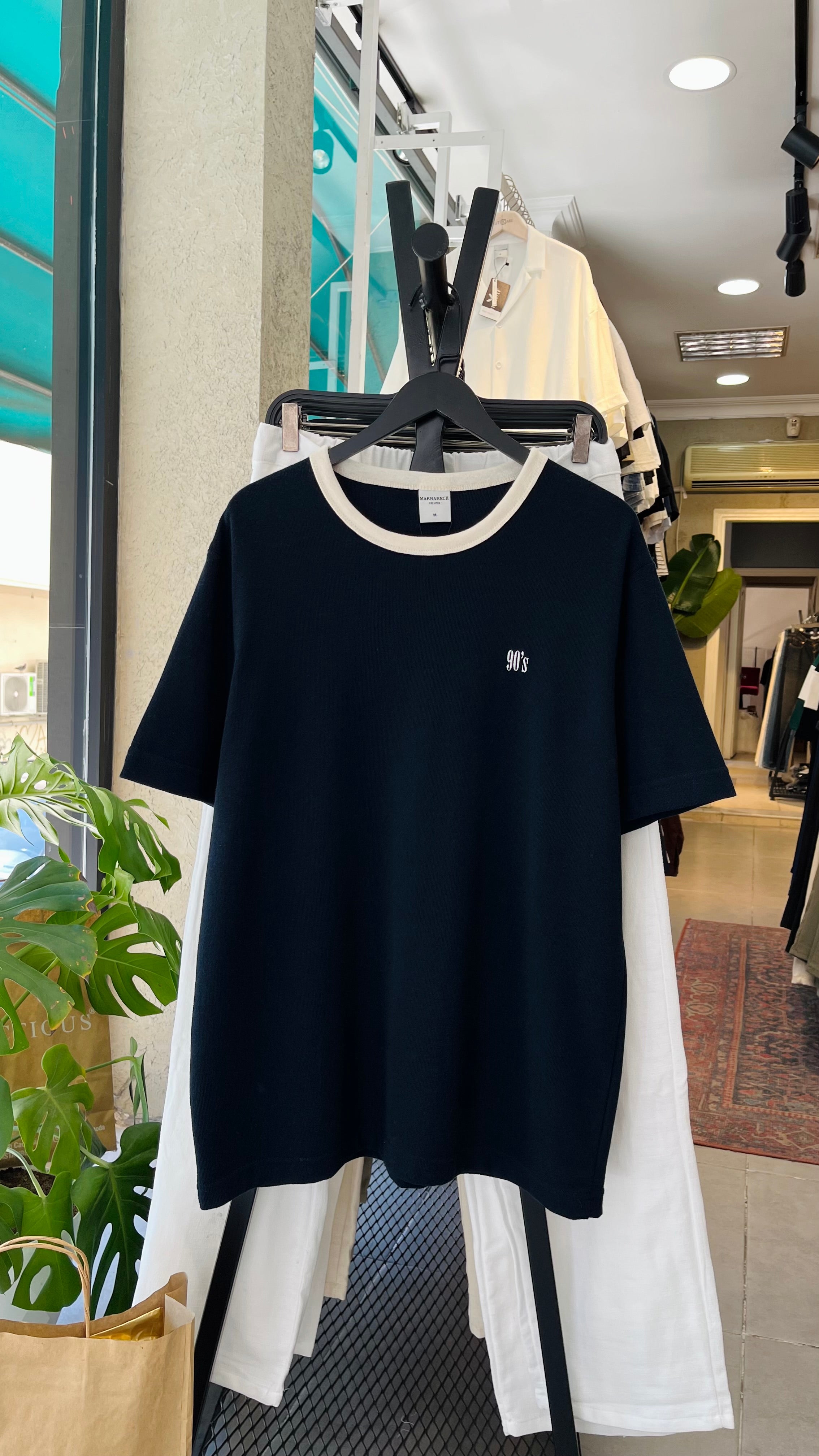 Oversize 90's Lacivert Tshirt – Lacivert 9343