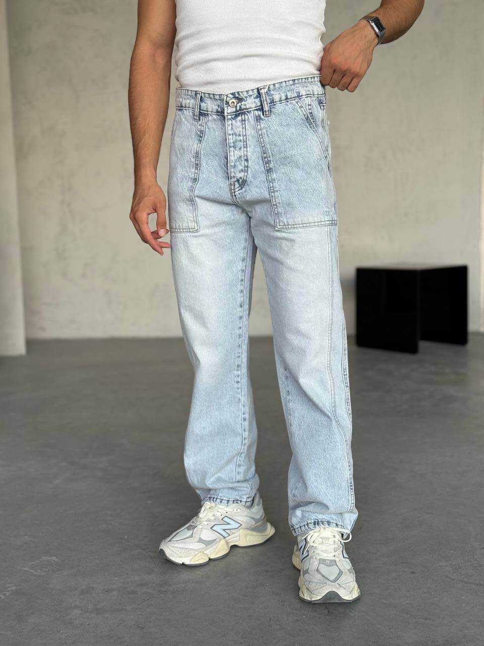 Skater Açık Mavi Yıkamalı Jean 3313