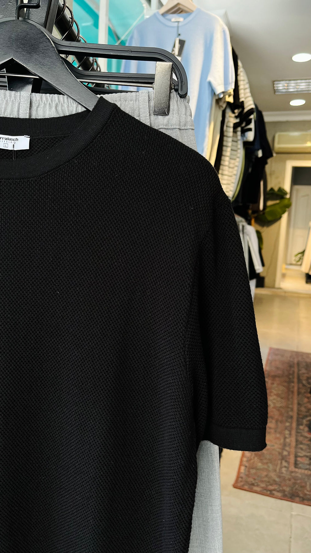Siyah Triko Tshirt 9384