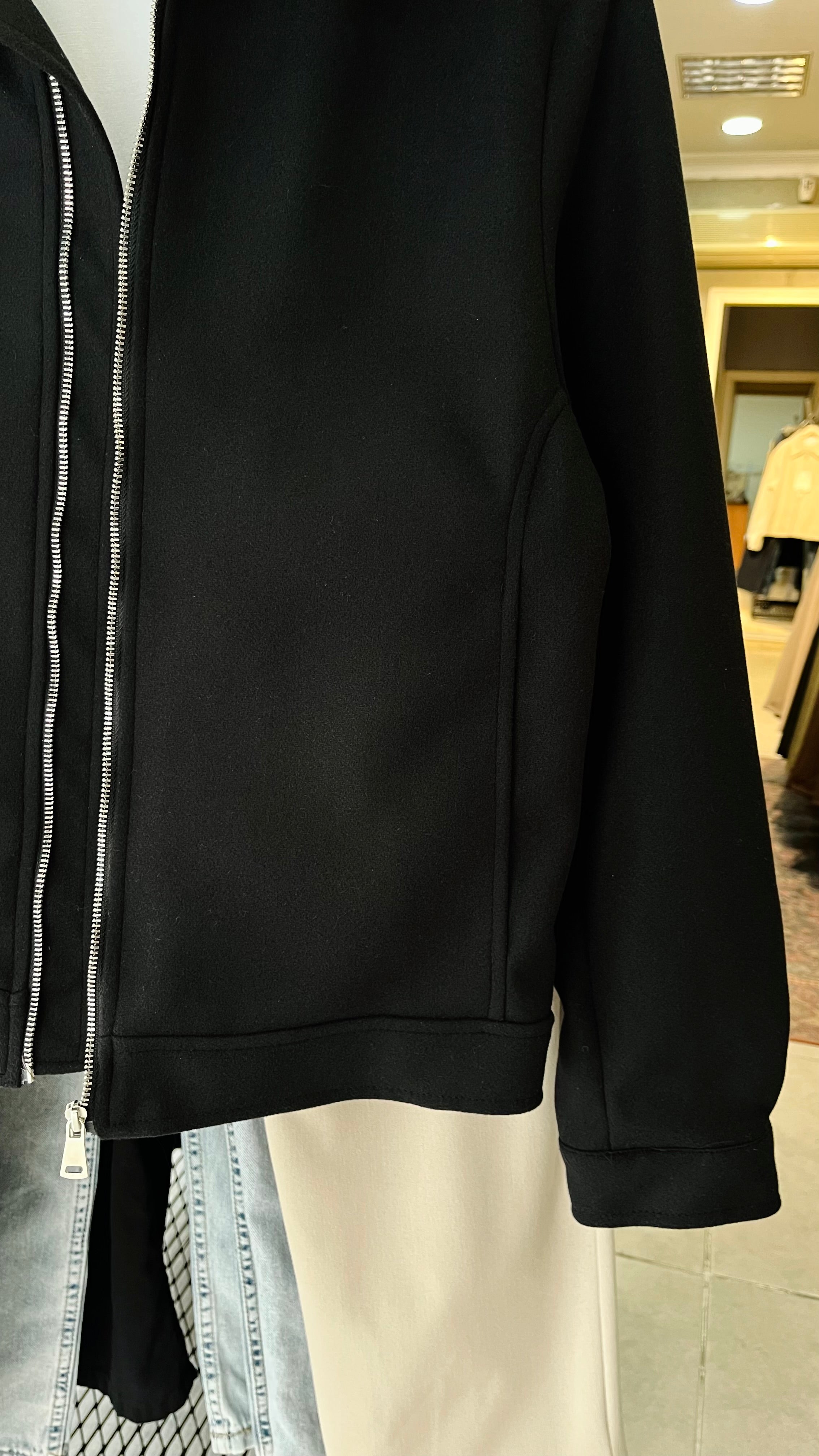 Premium Kumaş Siyah Kaşe Ceket 2053