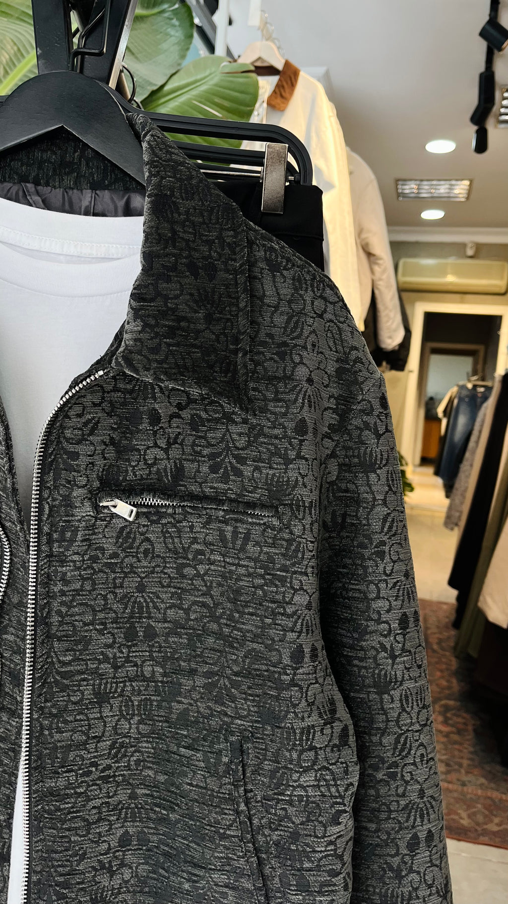 Jakar Dokulu Siyah Premium Ceket 2046