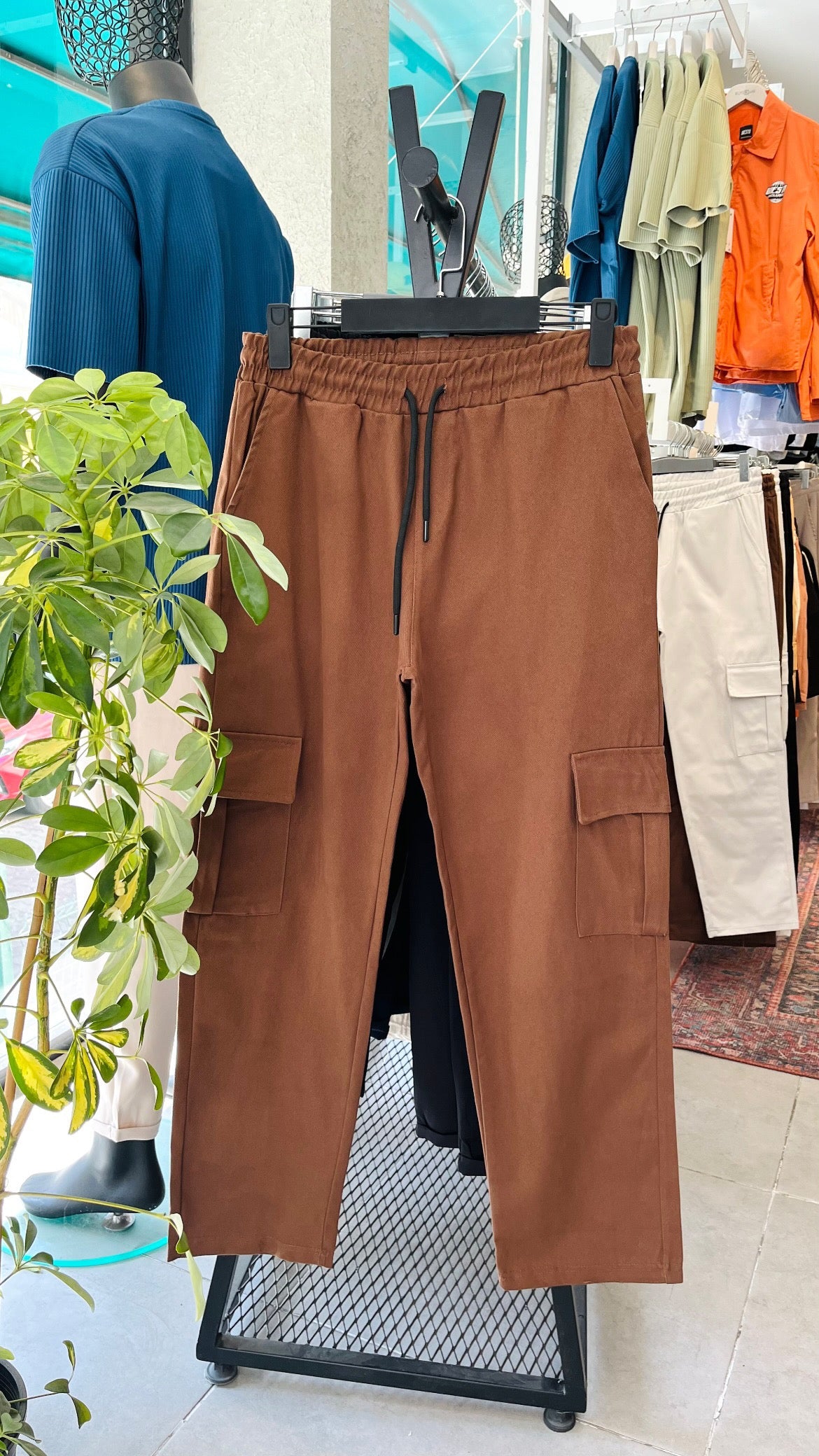 Baggy Kargo Pantolon Kahverengi Kampanyalı K-114