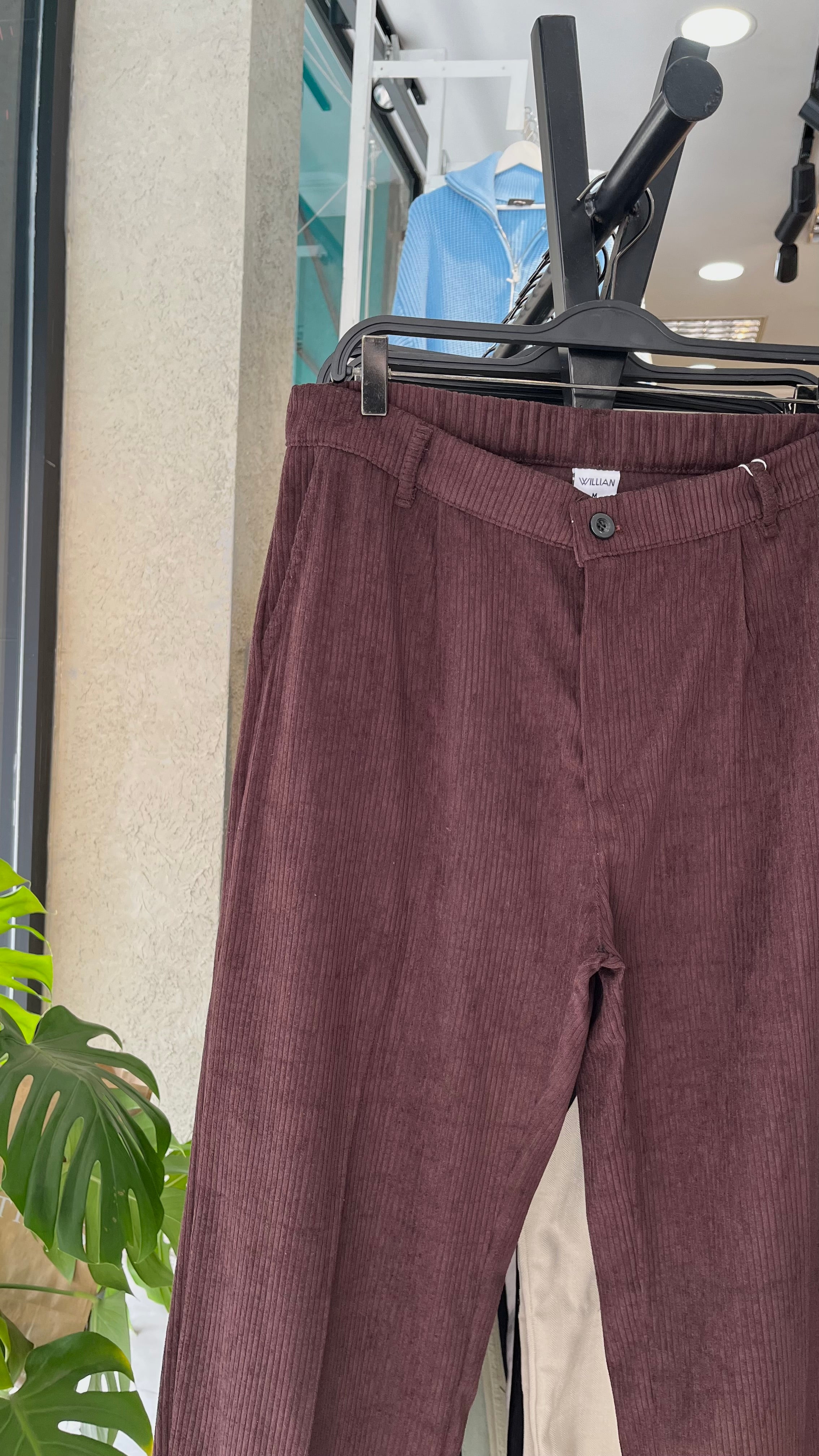 Baggy Kahverengi Kadife Pantolon 6160