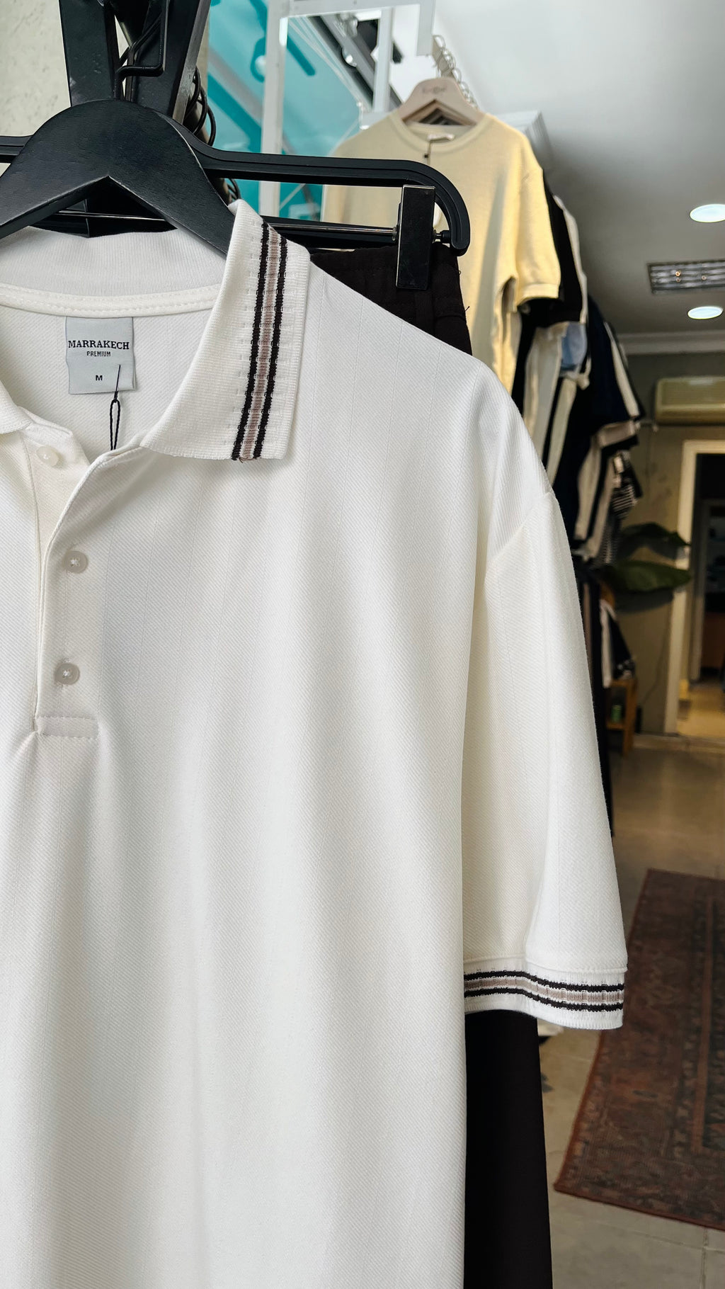 Oversize Yaka Detaylı Beyaz Tshirt 9432