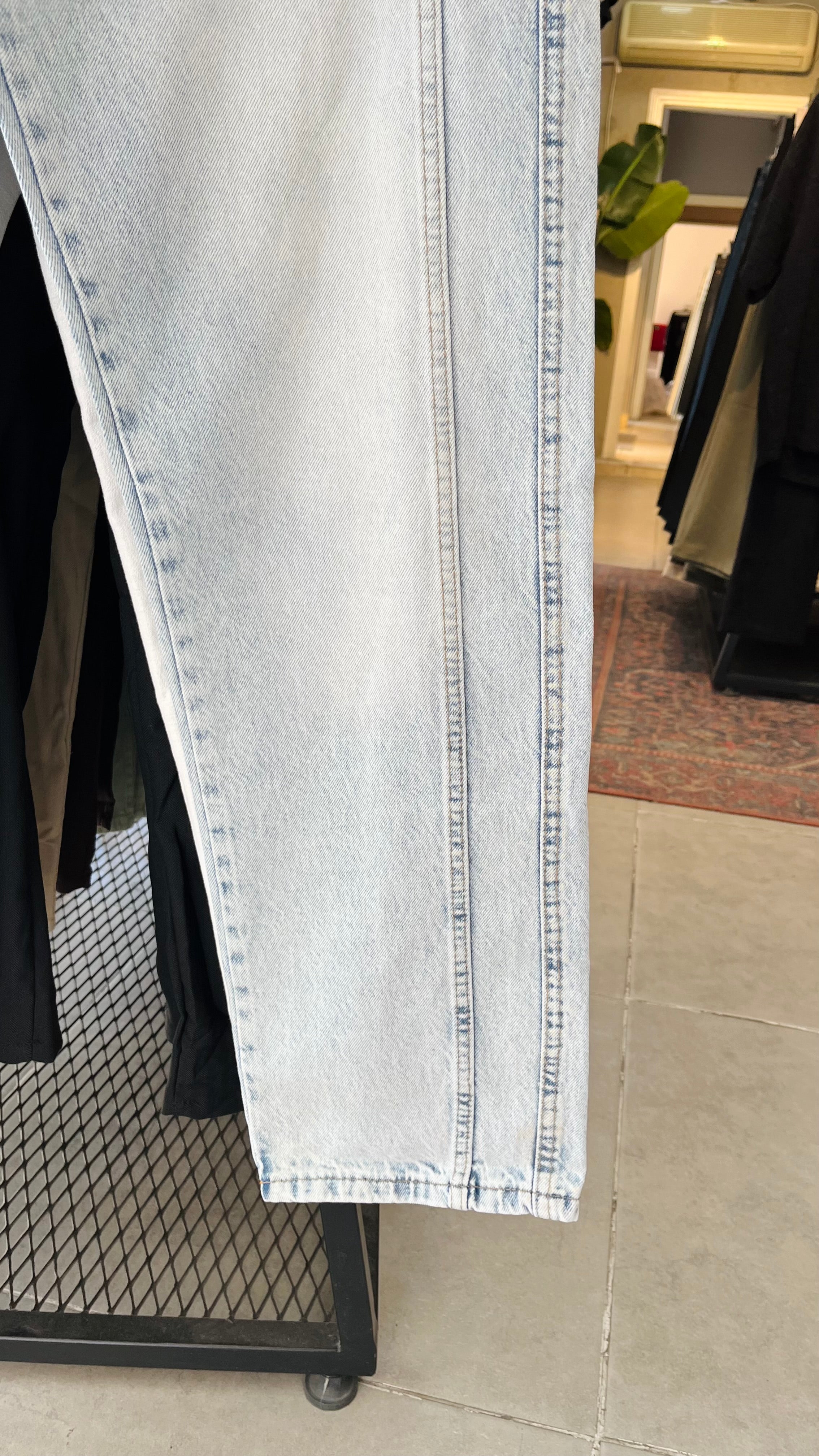 Skater Açık Mavi Yıkamalı Jean 3313