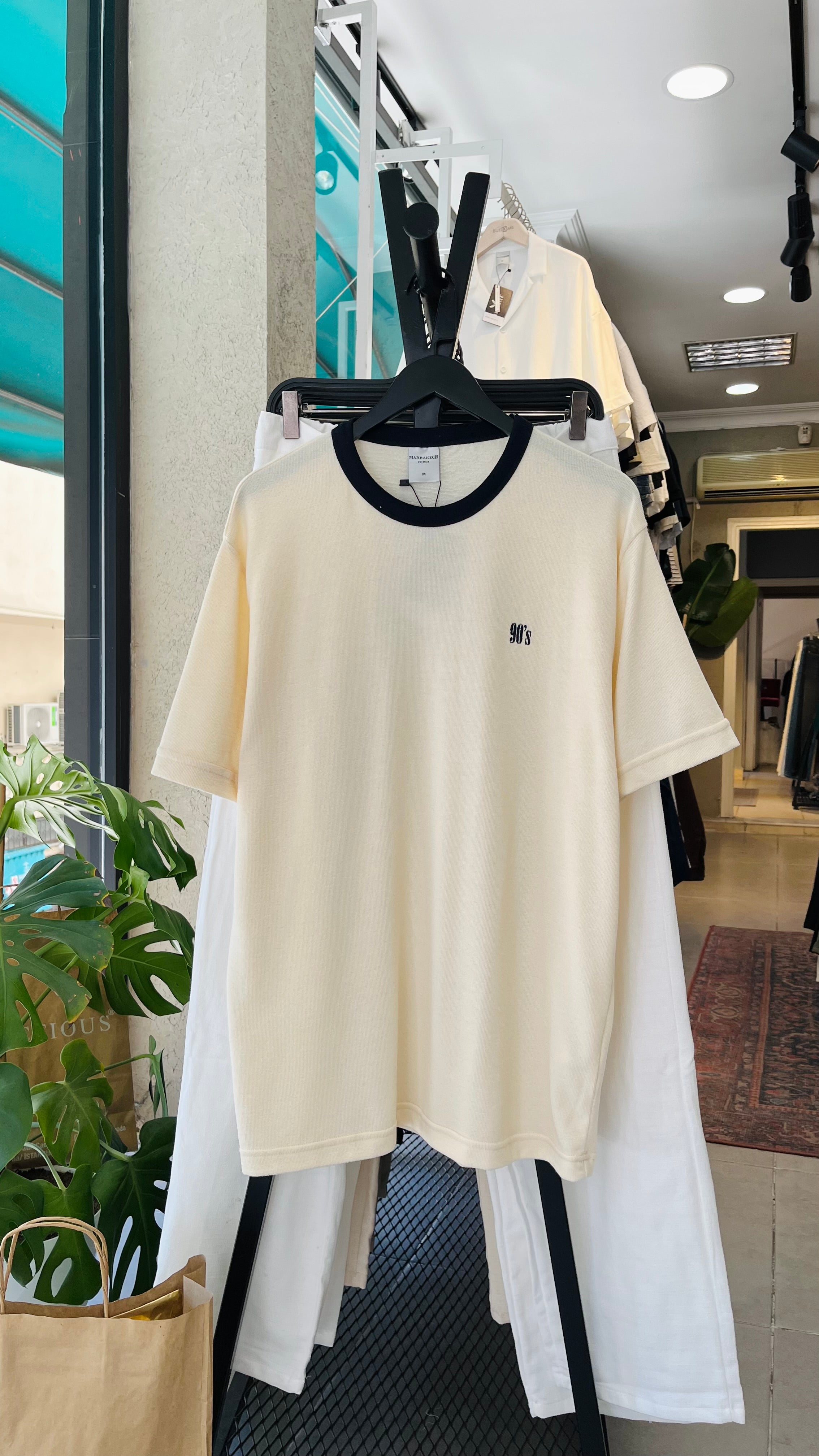 Oversize 90's Bej Tshirt – Bej 9342