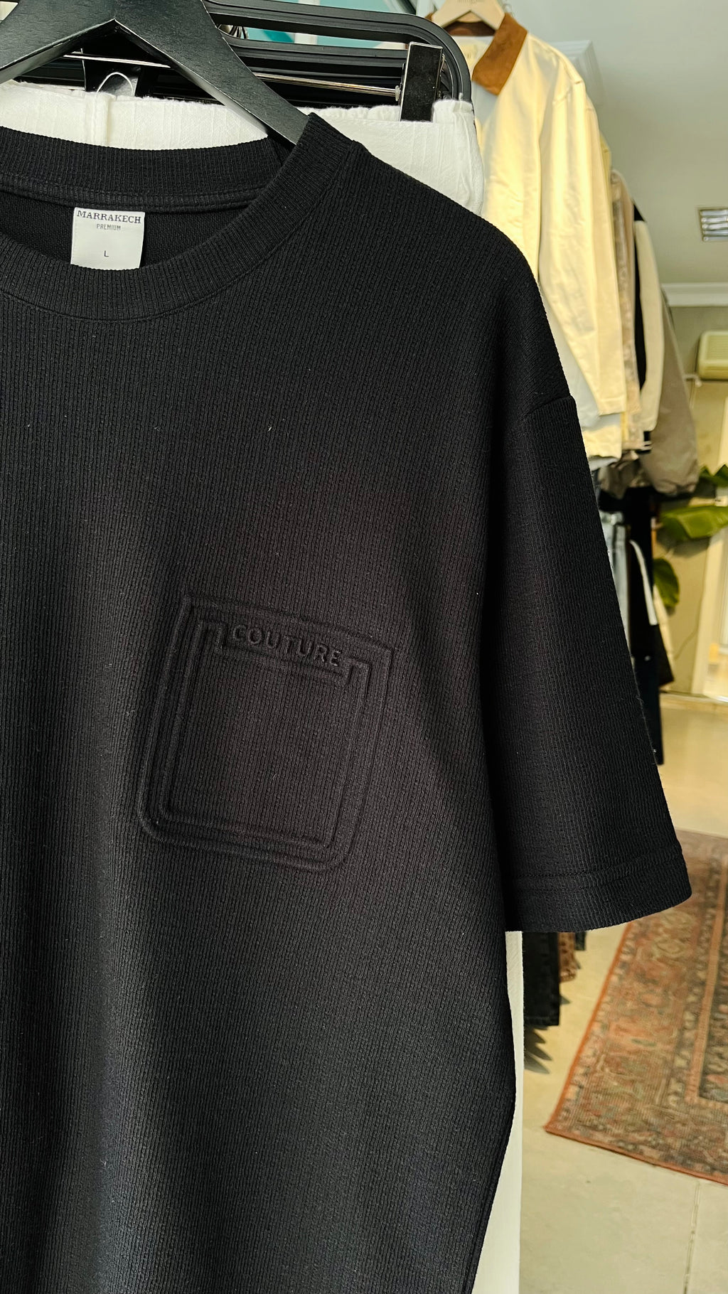 Oversize Siyah Tshirt 9364